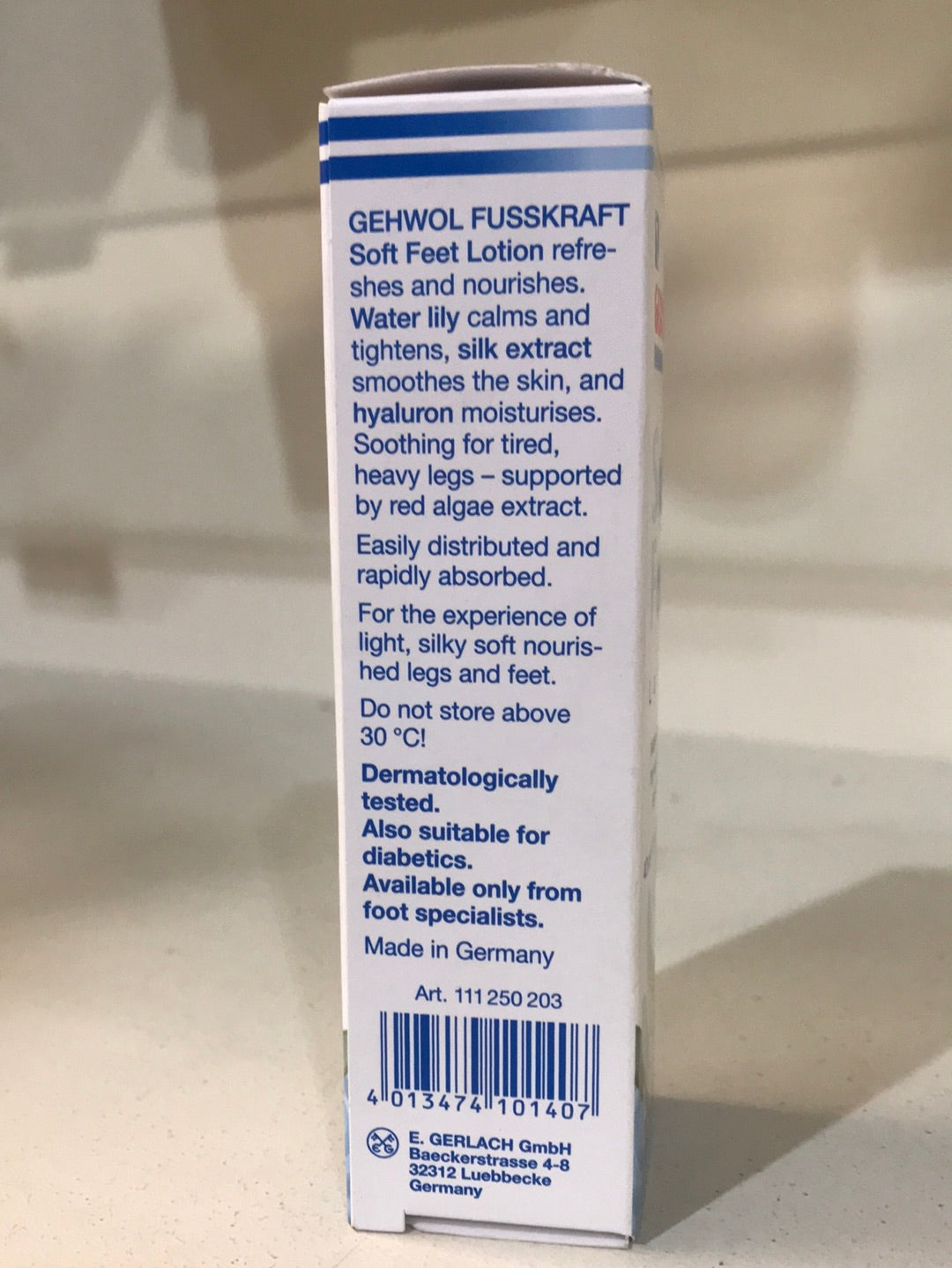 GE111250203 GEHWOL FUSSKRAFT SOFT FEET LOTION 40 ML - F