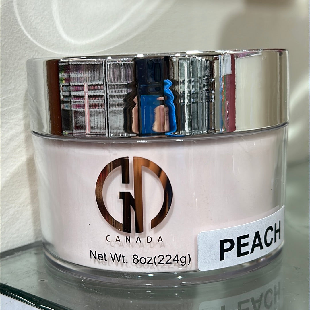 GND POWDER NUDE (PEACH ) 8 oz - Secret Nail & Beauty Supply