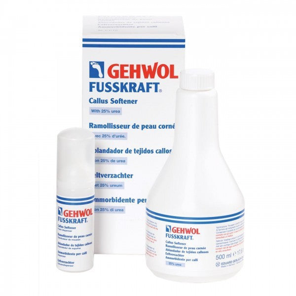 GE1111711 GEHWOL FUSSKRAFT CALLUS SOFTENER 500 ML- W/ 50 ML BOTTLE DISPENSER - F