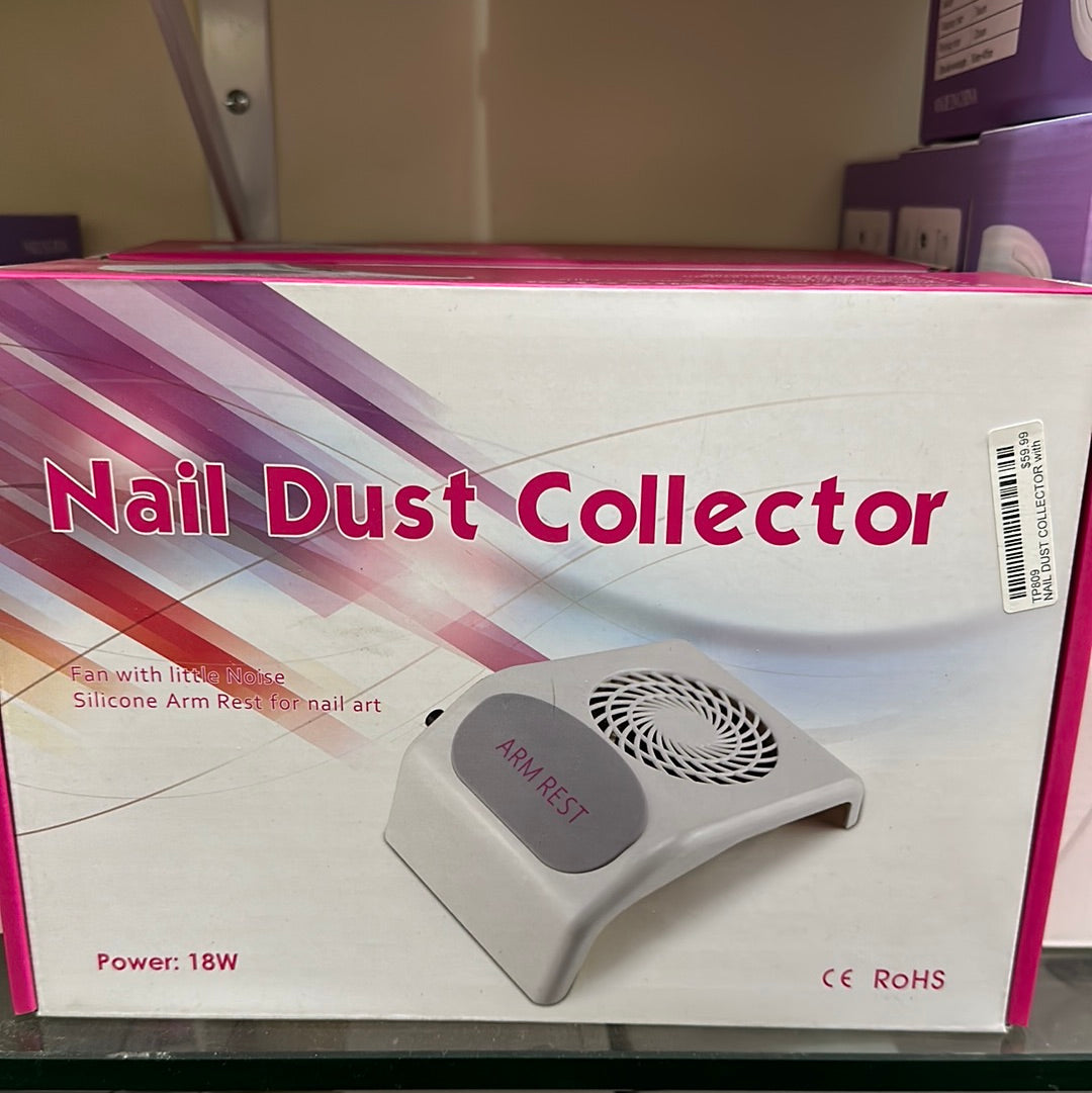 TP813 NAIL DUST COLLECTOR w/ SILICONE ARM REST - Secret Nail & Beauty Supply