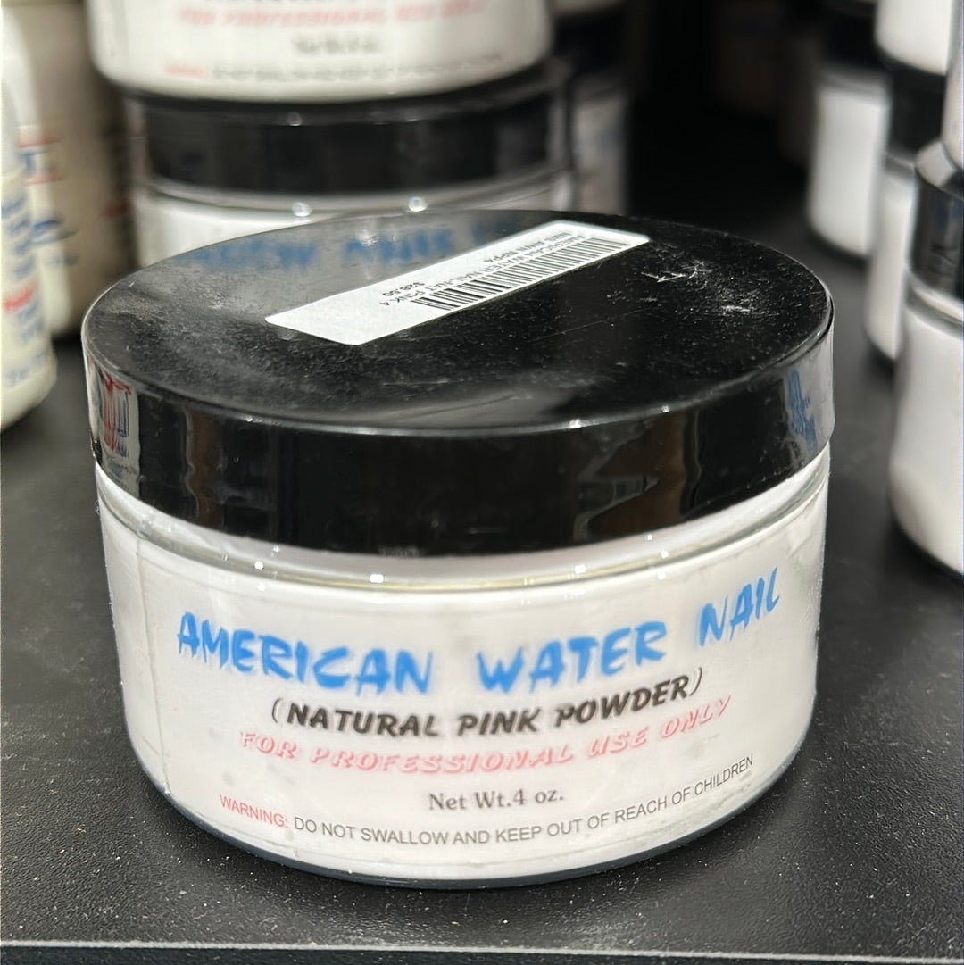 AMERICAN WATER NAIL ACRYLIC POWDER 4 OZ - Secret Nail & Beauty Supply