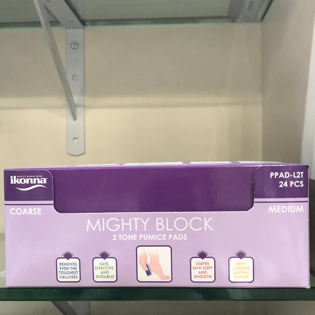 IKonna MIGHTY BLOCK 2 TONE 24/PKG - Secret Nail & Beauty Supply