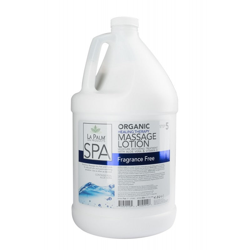 LA PALM MASSAGE LOTION (FRAGFREE) 1 GALLON - Secret Nail & Beauty Supply