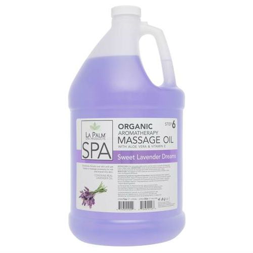 LA PALM MASSAGE OIL (LAVENDER) 1 GALLON - Secret Nail & Beauty Supply