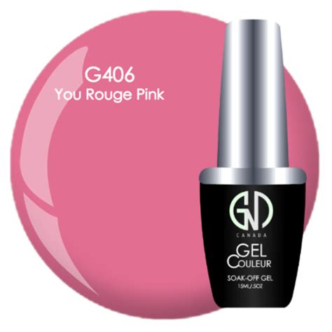 YOU ROUGE PINK GND G406 ONE STEP GEL - Secret Nail & Beauty Supply