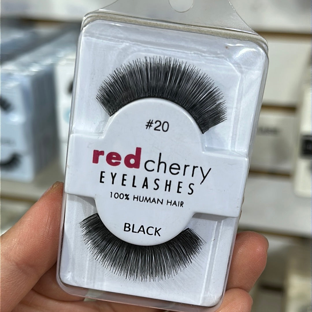 RED CHERRY EYELASHES #20-HON