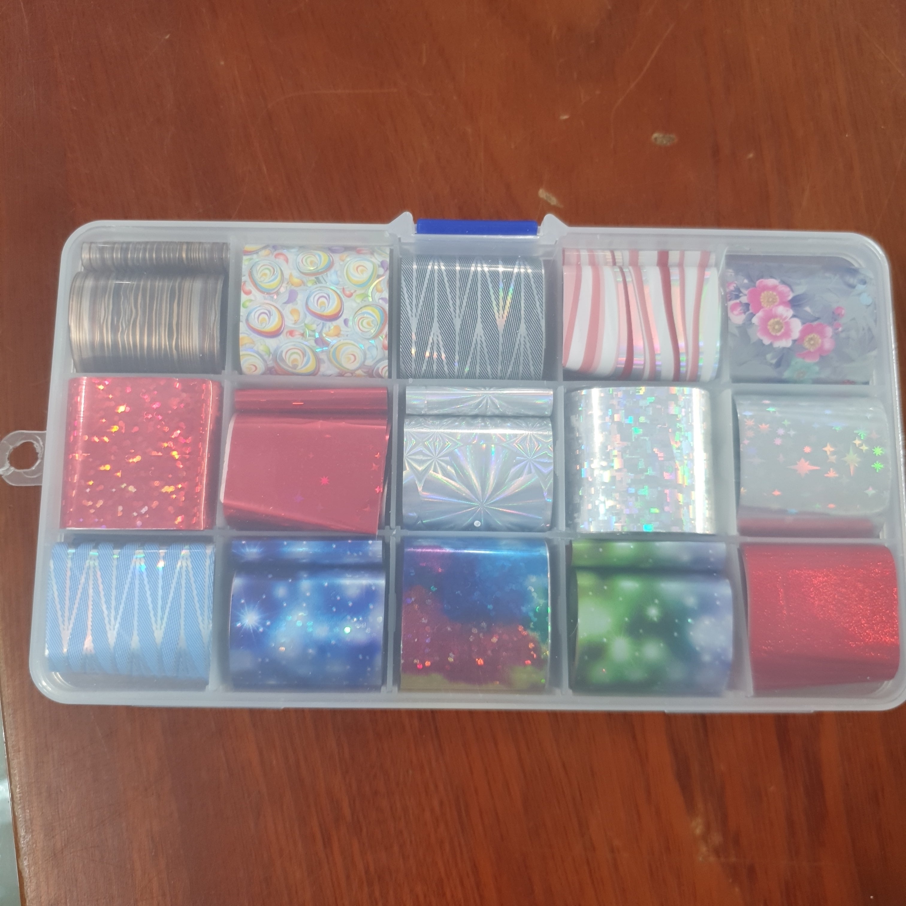NAIL FOIL LARGE- 15 PCS/BOX