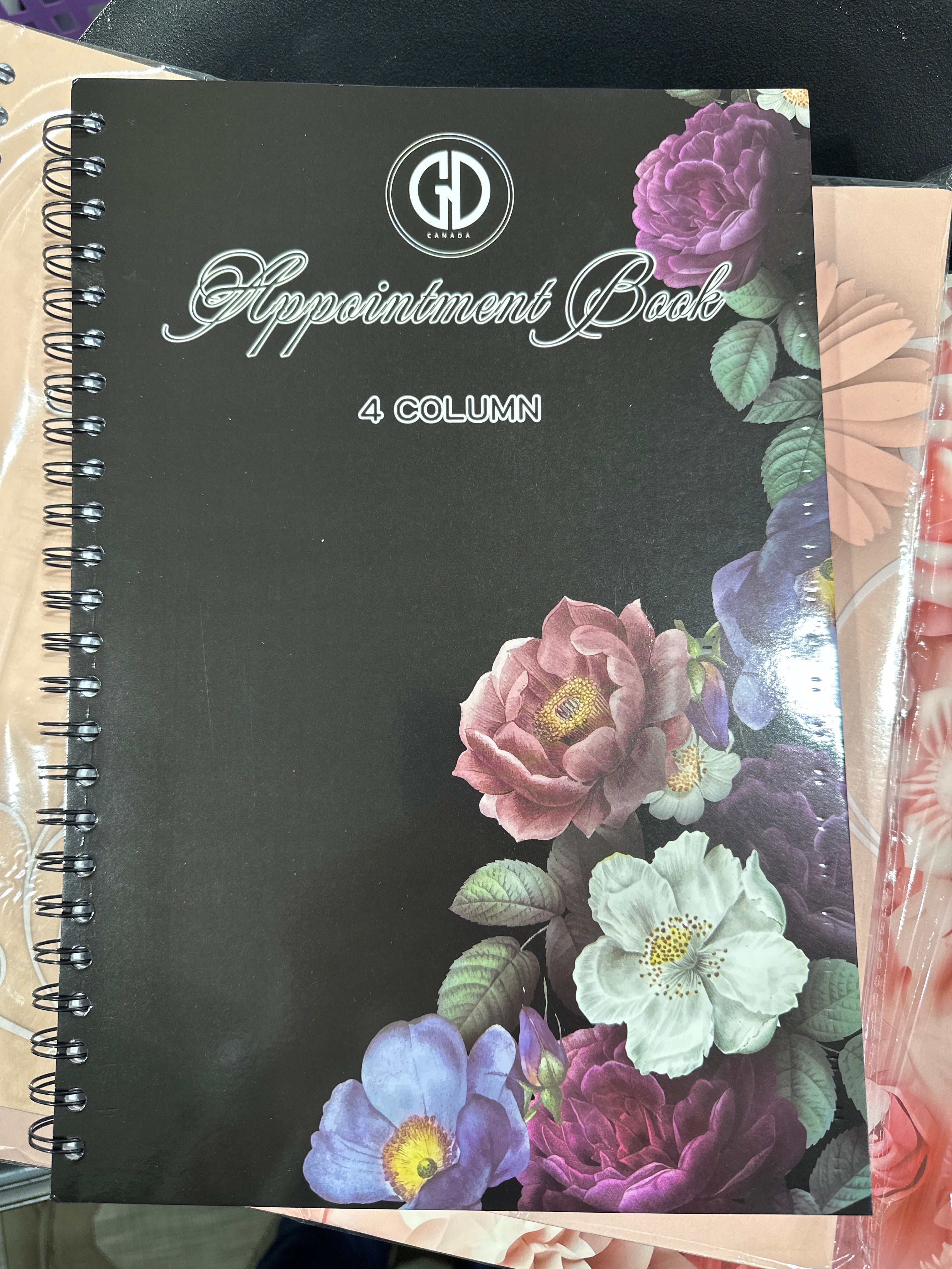 GND APPOINTMENT BOOK 150 PAGES - FLOWER STYLE