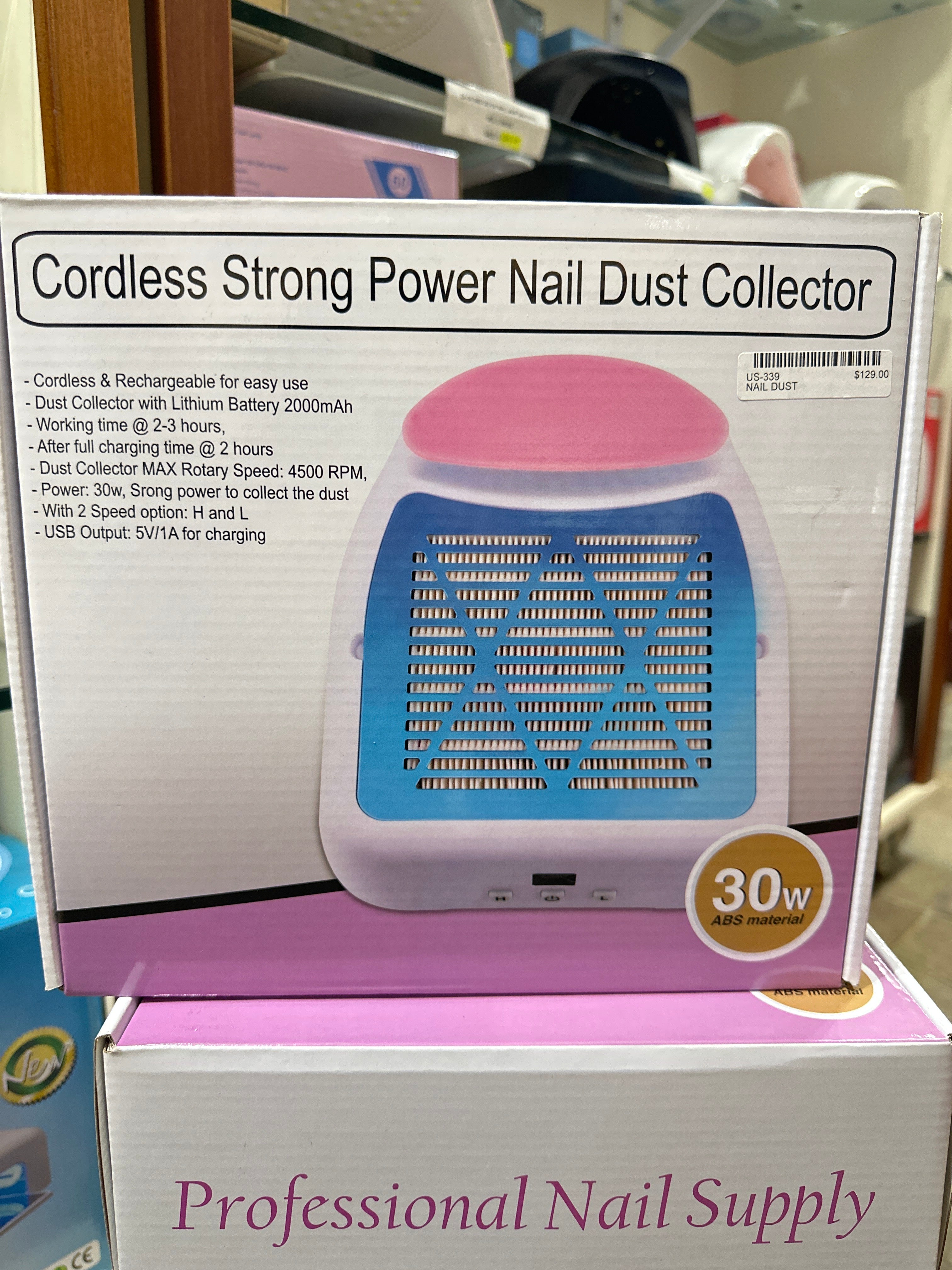 US-339 NAIL DUST COLLECTOR-CORDLESS STRONG