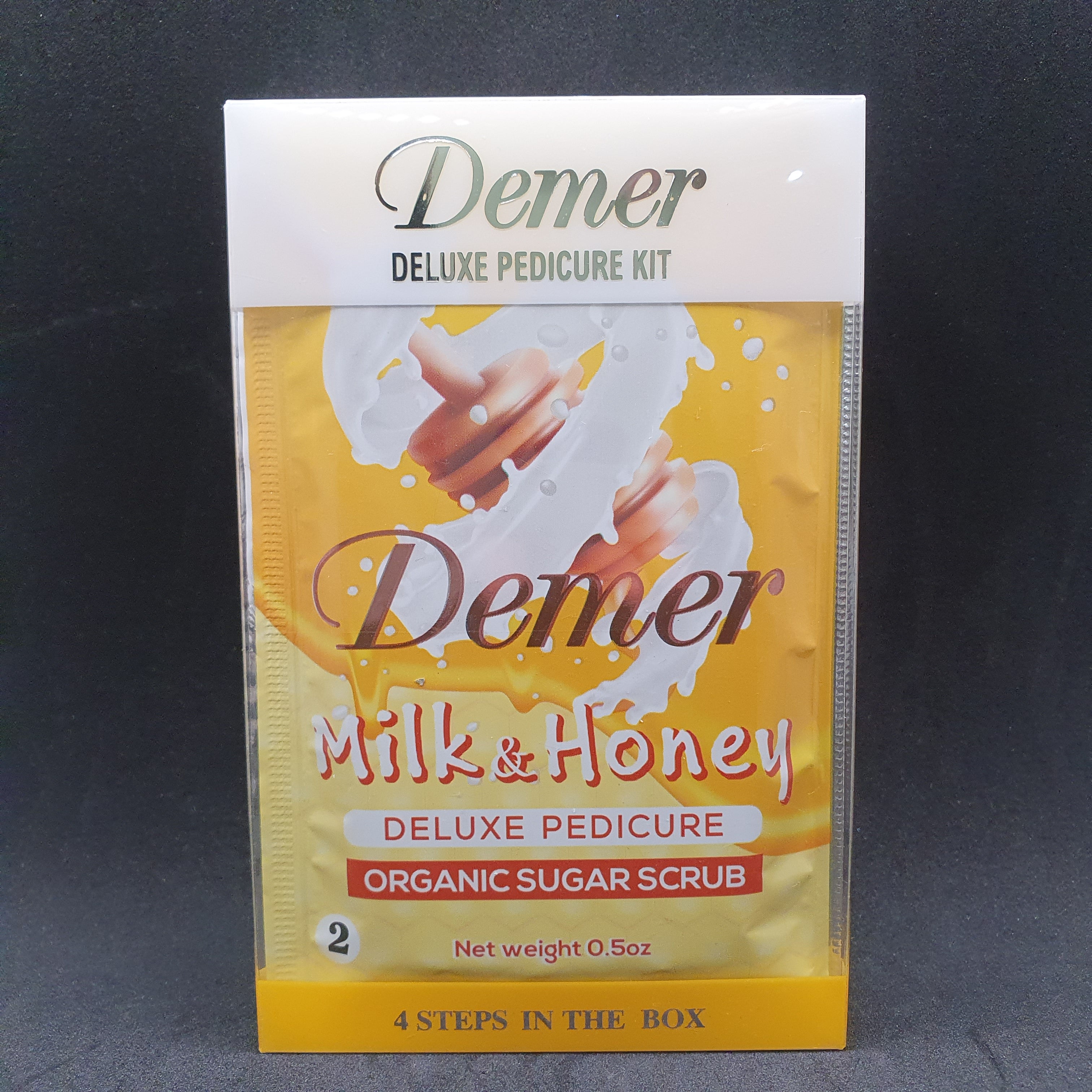 DEMER DELUXE PEDICURE KIT MILK & HONEY