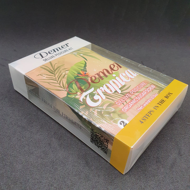 DEMER DELUXE PEDICURE KIT TROPICAL