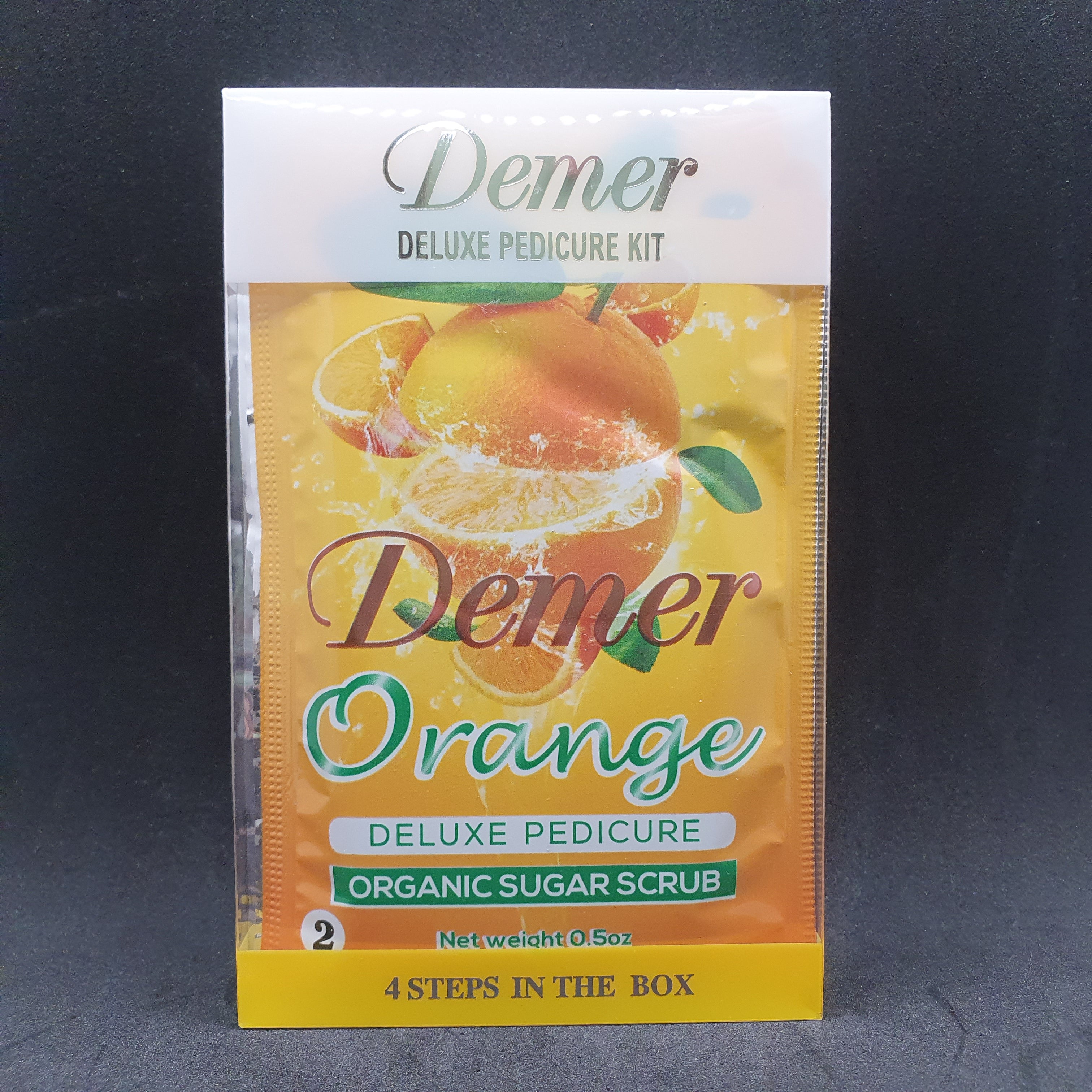 DEMER DELUXE PEDICURE KIT ORANGE