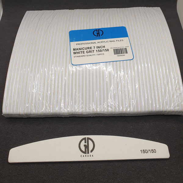 GND BANANA WHITE FILE - 150/150 - 50PCS/PACK