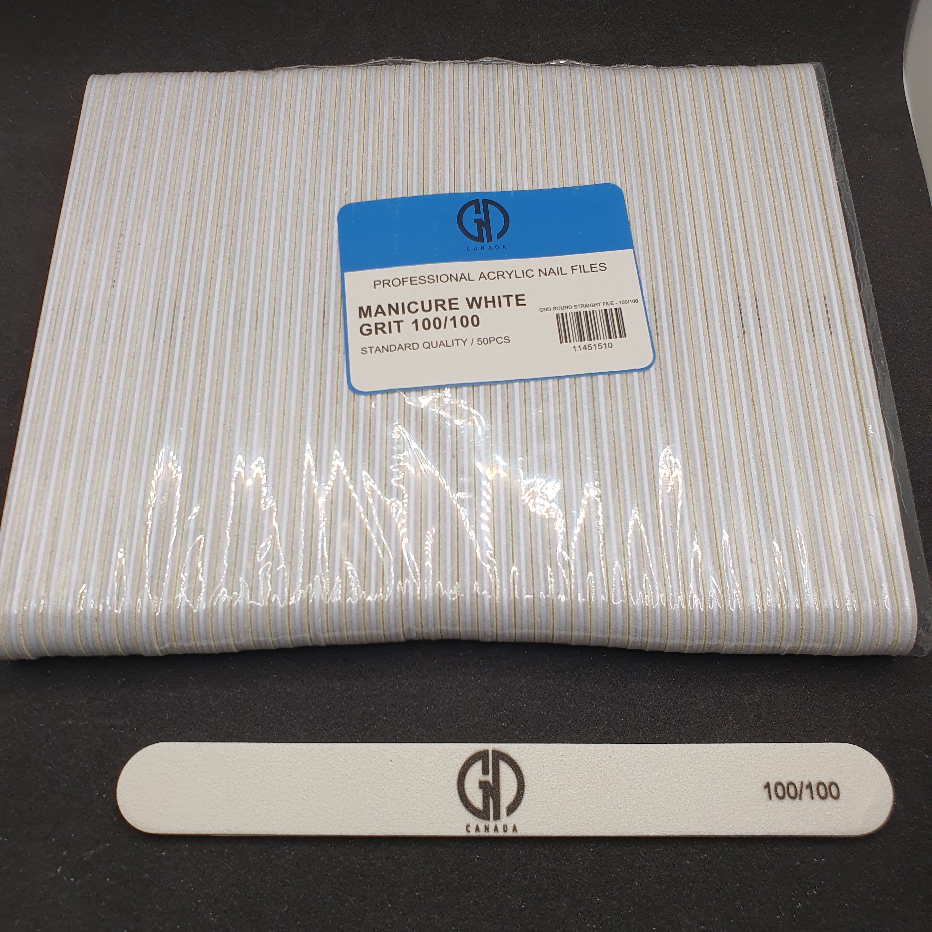 GND ROUND STRAIGHT FILE - 100/100 - 50PCS/PACK