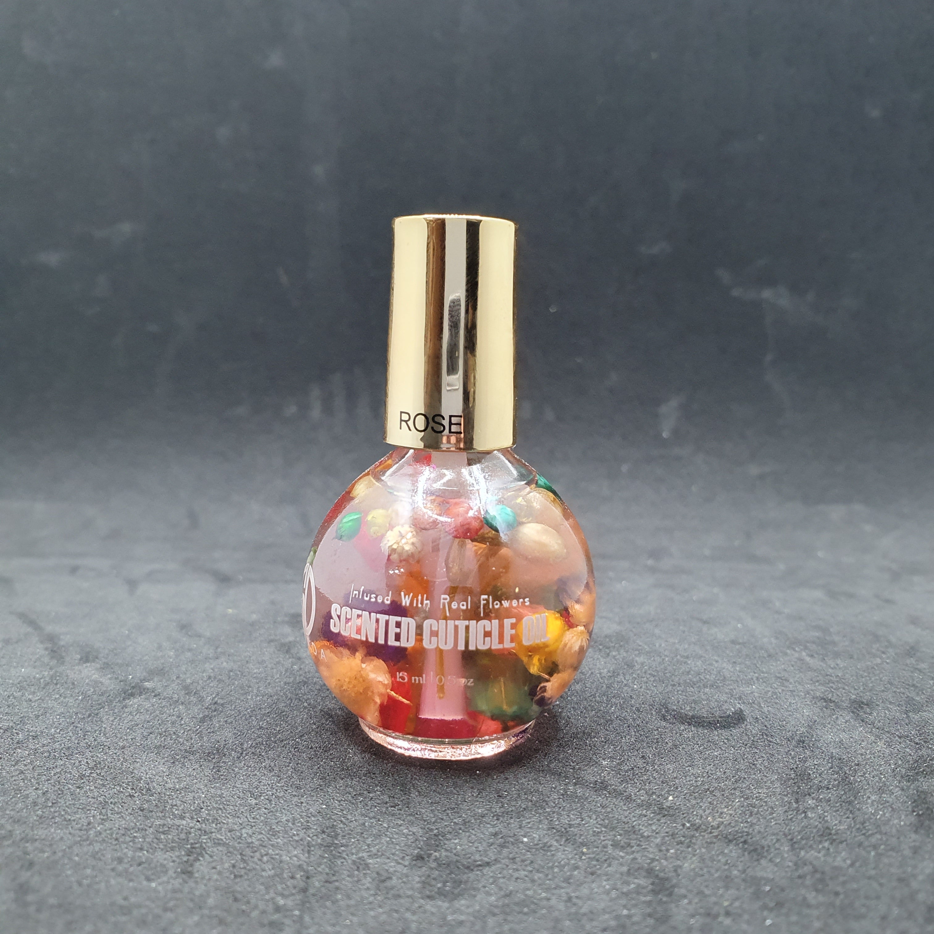 GND SCENTED CUTICLE OIL WITH FLOWER 15 ML