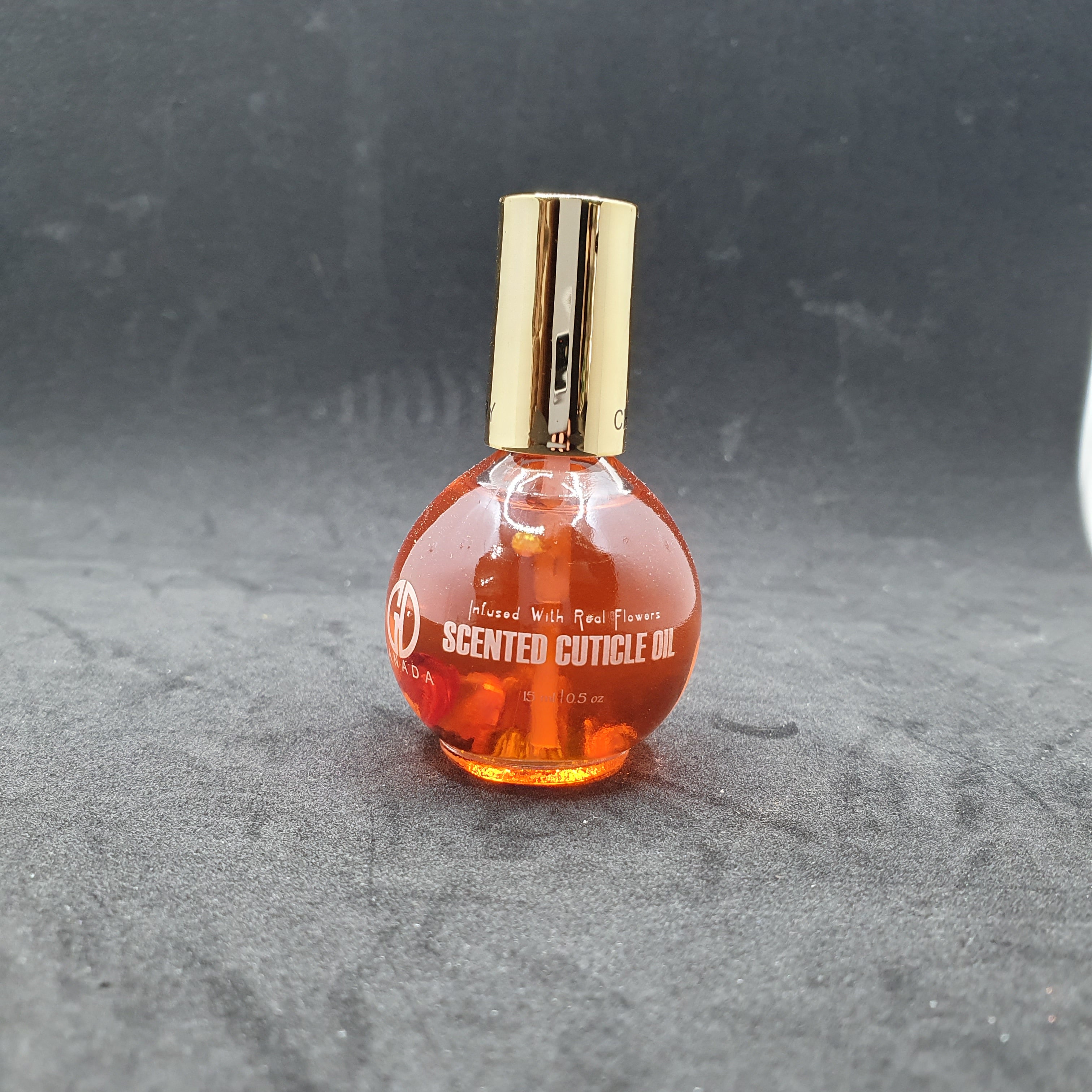 GND SCENTED CUTICLE OIL WITH FLOWER 15 ML