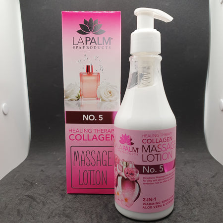 LAPALM MASSAGE LOTION 8 OZ HOLIDAY COL - NO.5