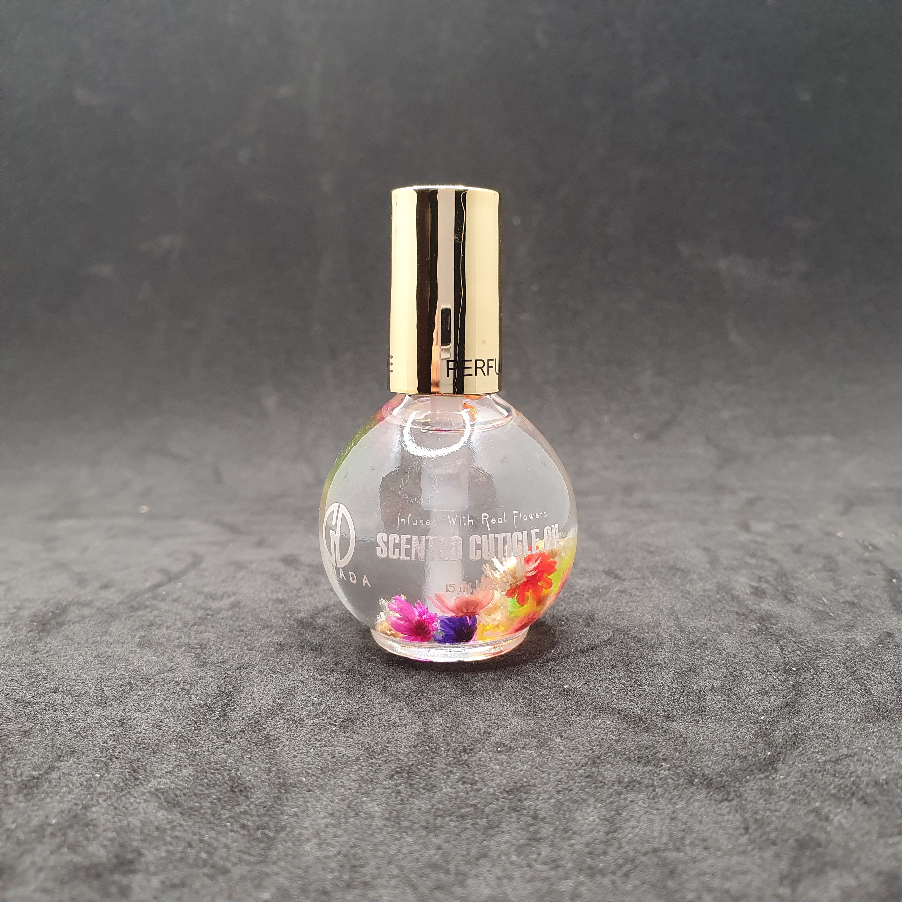 GND SCENTED CUTICLE OIL WITH FLOWER 15 ML