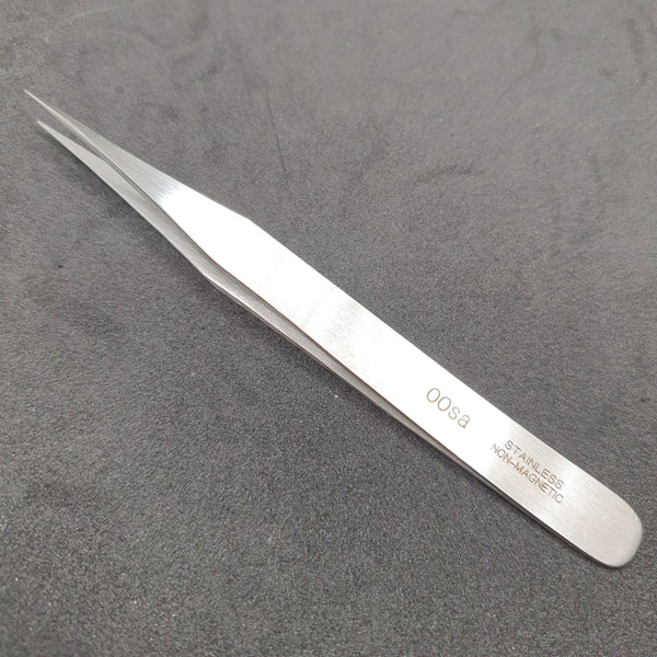 TW OOsa STRAIGHT END TWEEZERS - NON MAGNETIC MICRO POINT