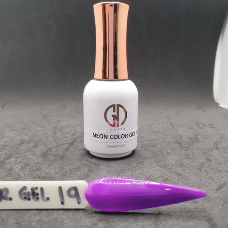 NEW - GND NEON GEL COLOR - 19