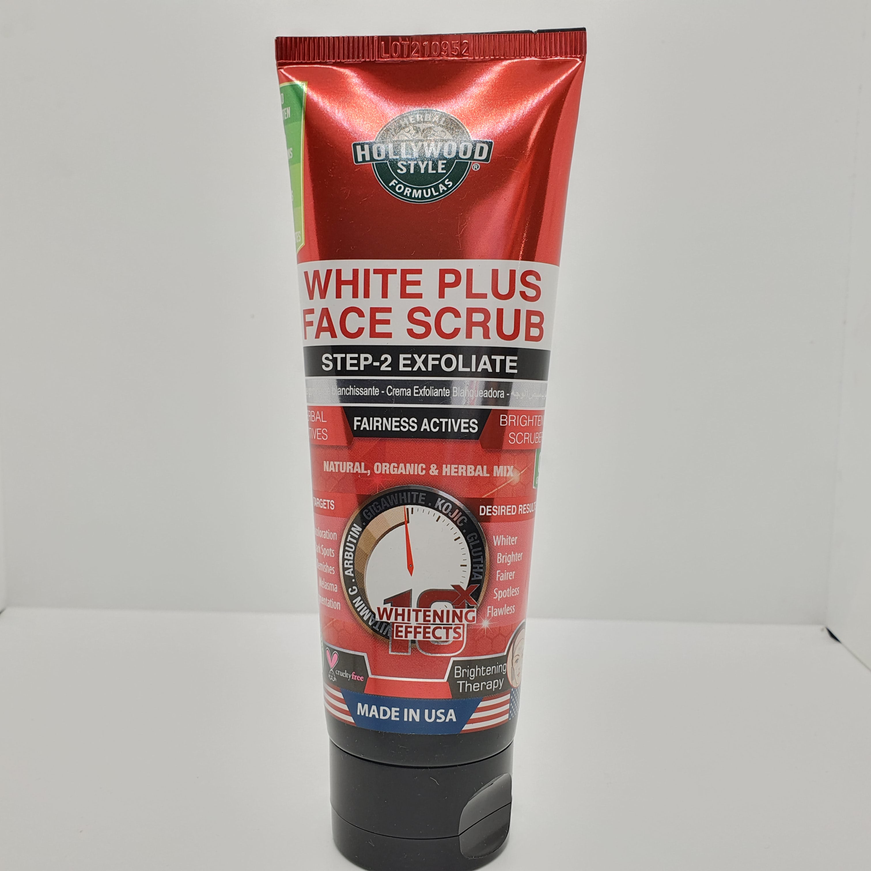 HS WHITE PLUS FACE SCRUB STEP-2 EXFOLIATE 100 ML - Secret Nail & Beauty Supply