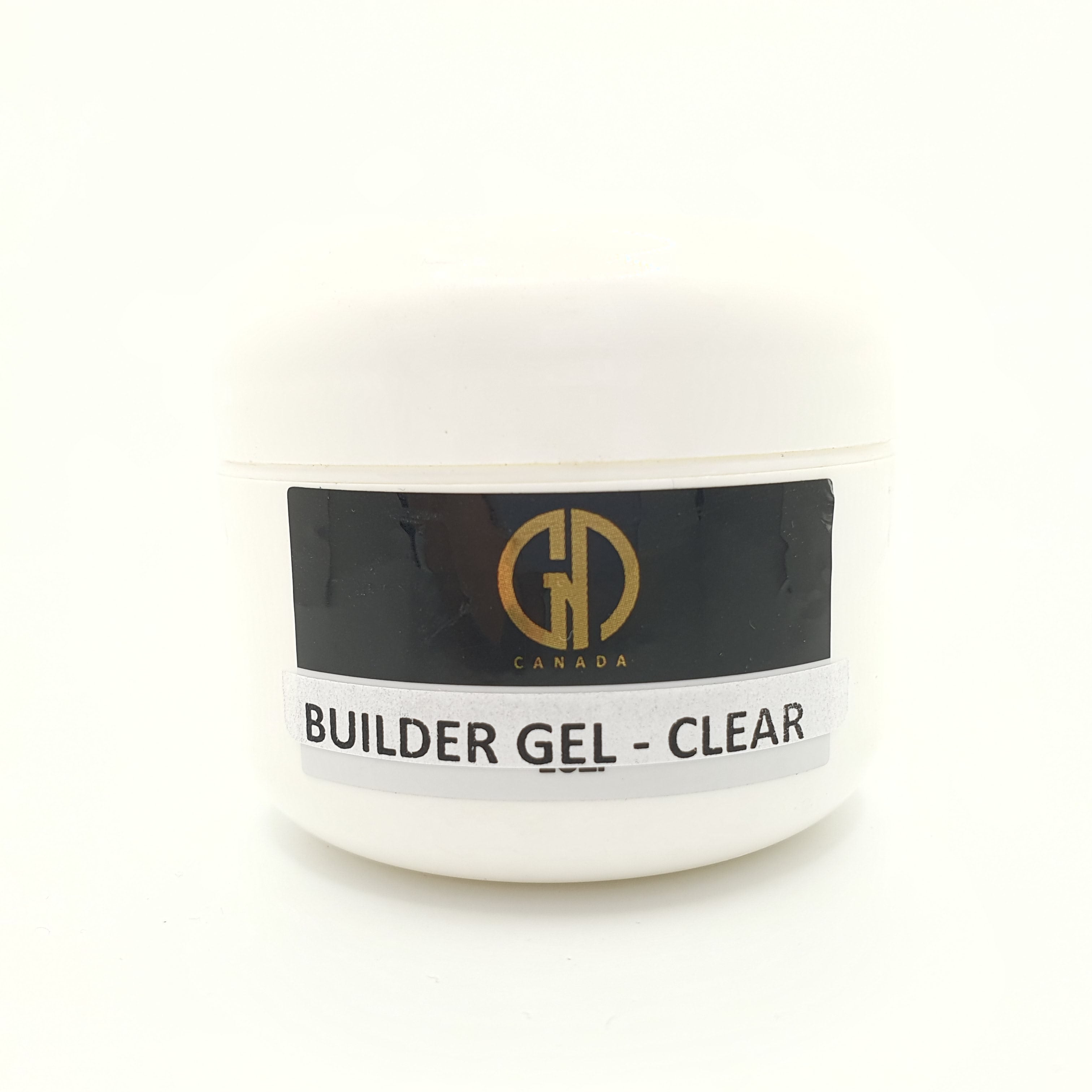 GND BUILDER GEL - CLEAR (WHITE CONTAINER) 1.5OZ
