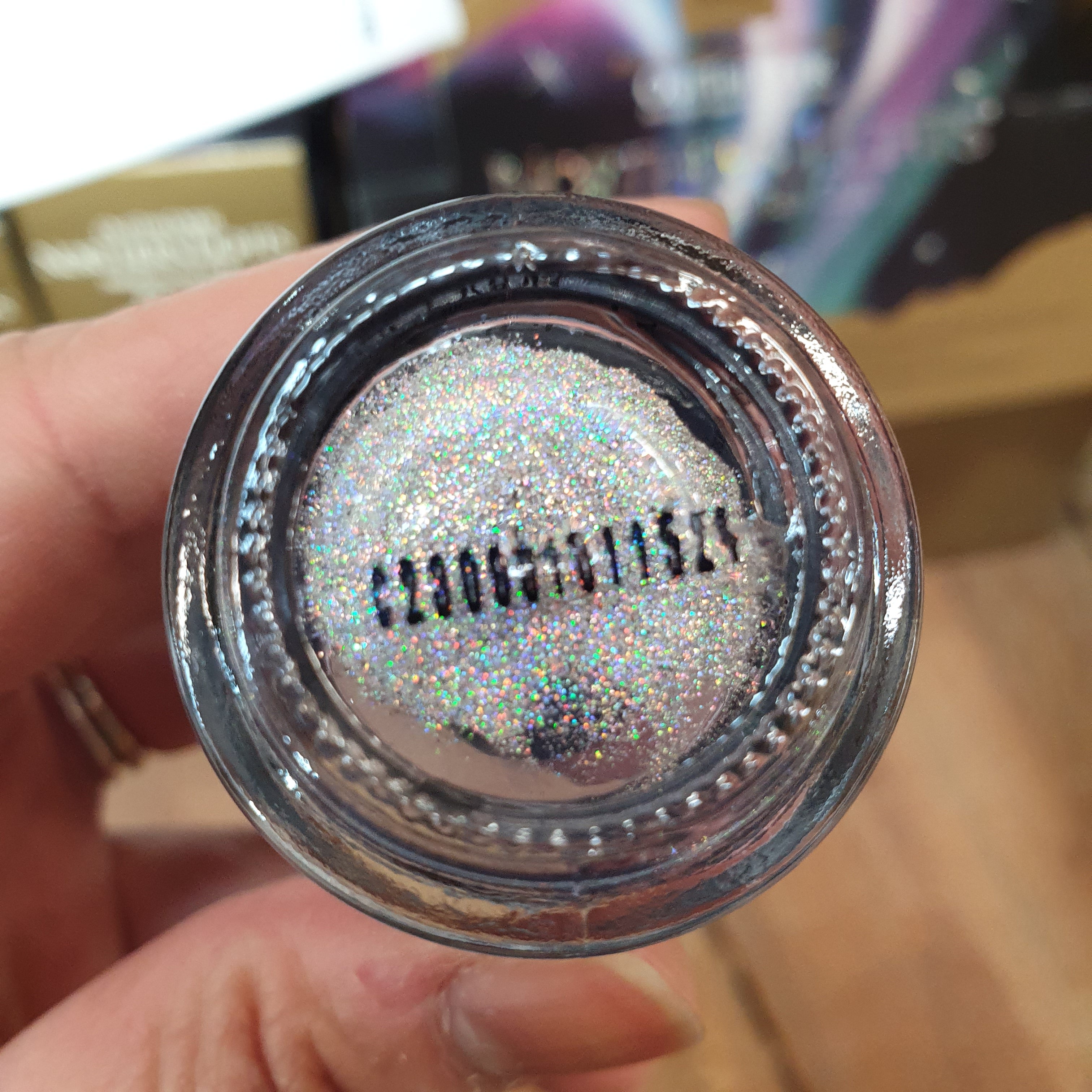 INM NORTHERN LIGHTS HOLOGRAM TOP COAT SILVER