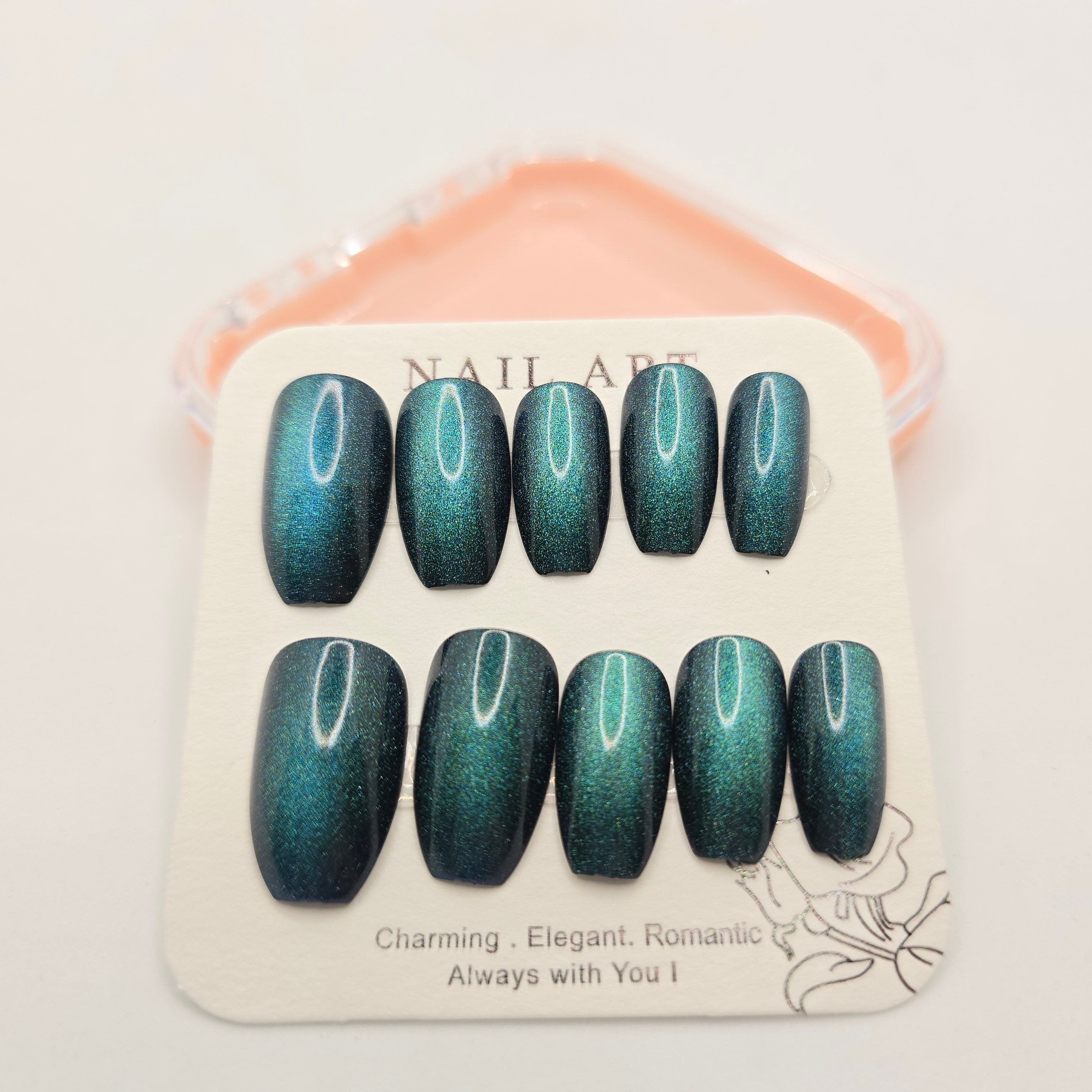 CAT EYES PRESS ON NAIL TIPS