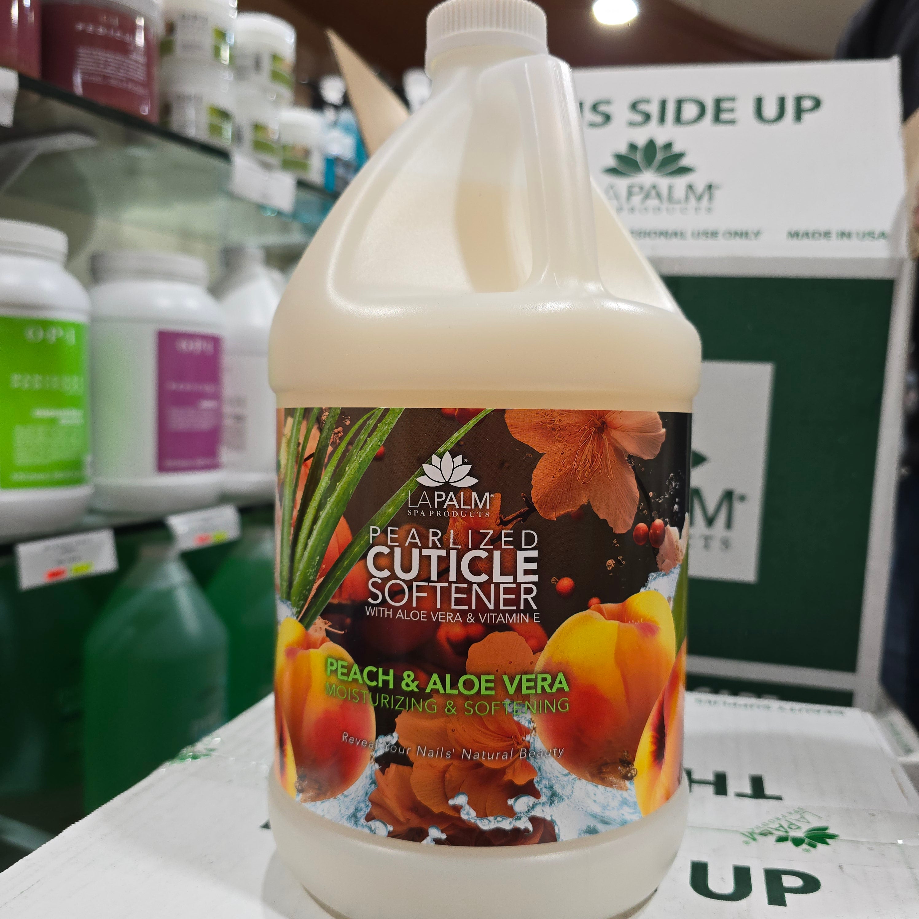NEW - Lapalm cuticle softener - PEACH & ALOE