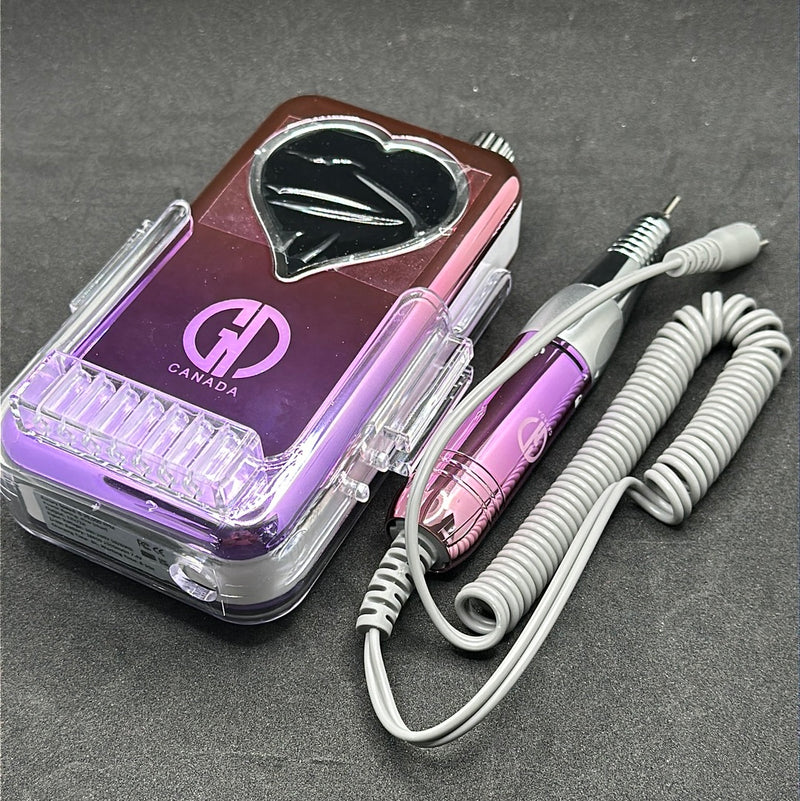 GND HYBRID RECHARGEABLE NAIL DRILL - HEART SHAPE SCREEN