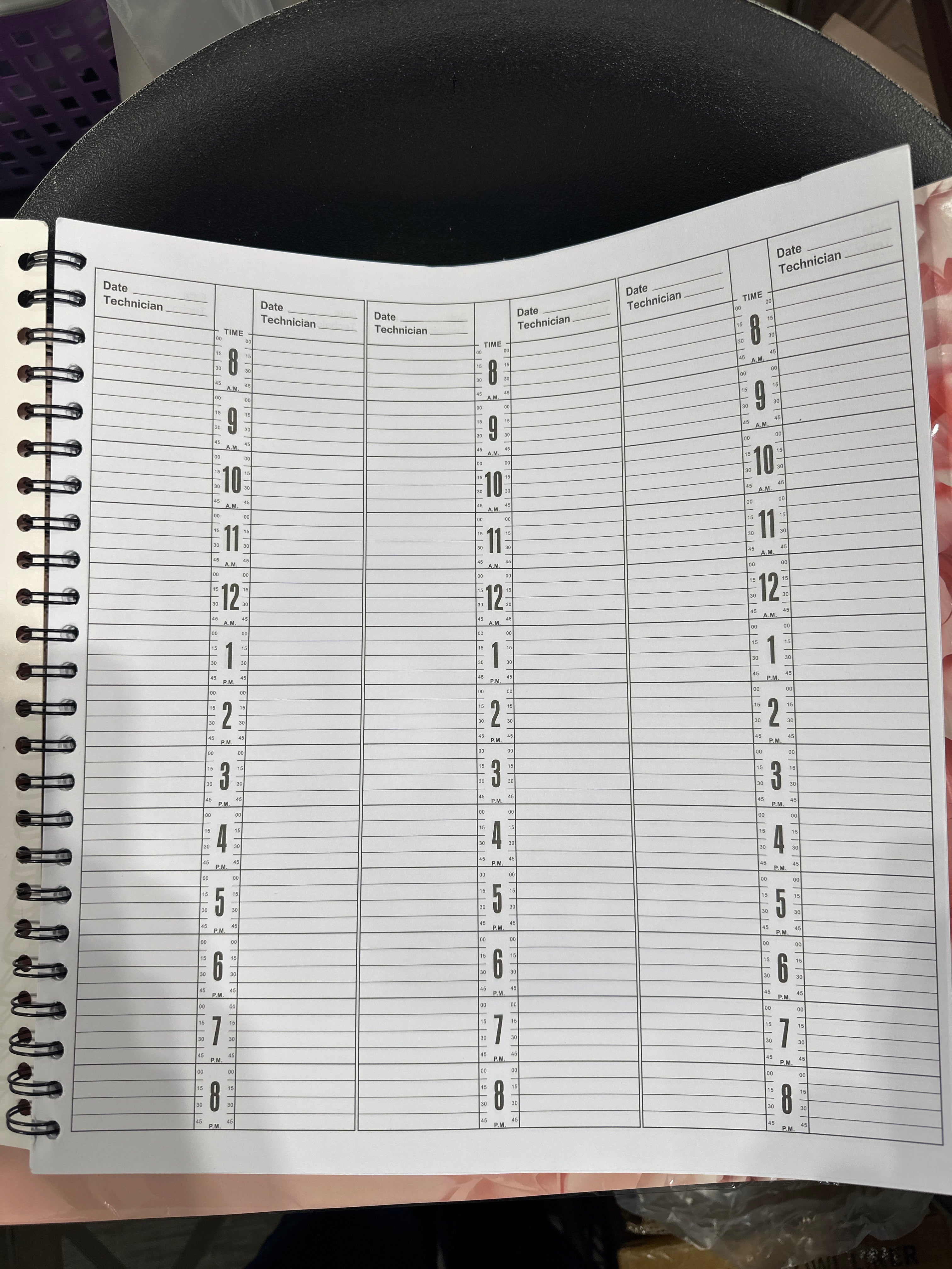 GND APPOINTMENT BOOK 150 PAGES - FLOWER STYLE