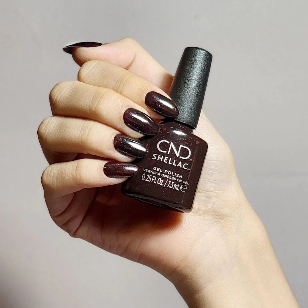 CND SHELLAC POISON PLUM 0.25 OZ