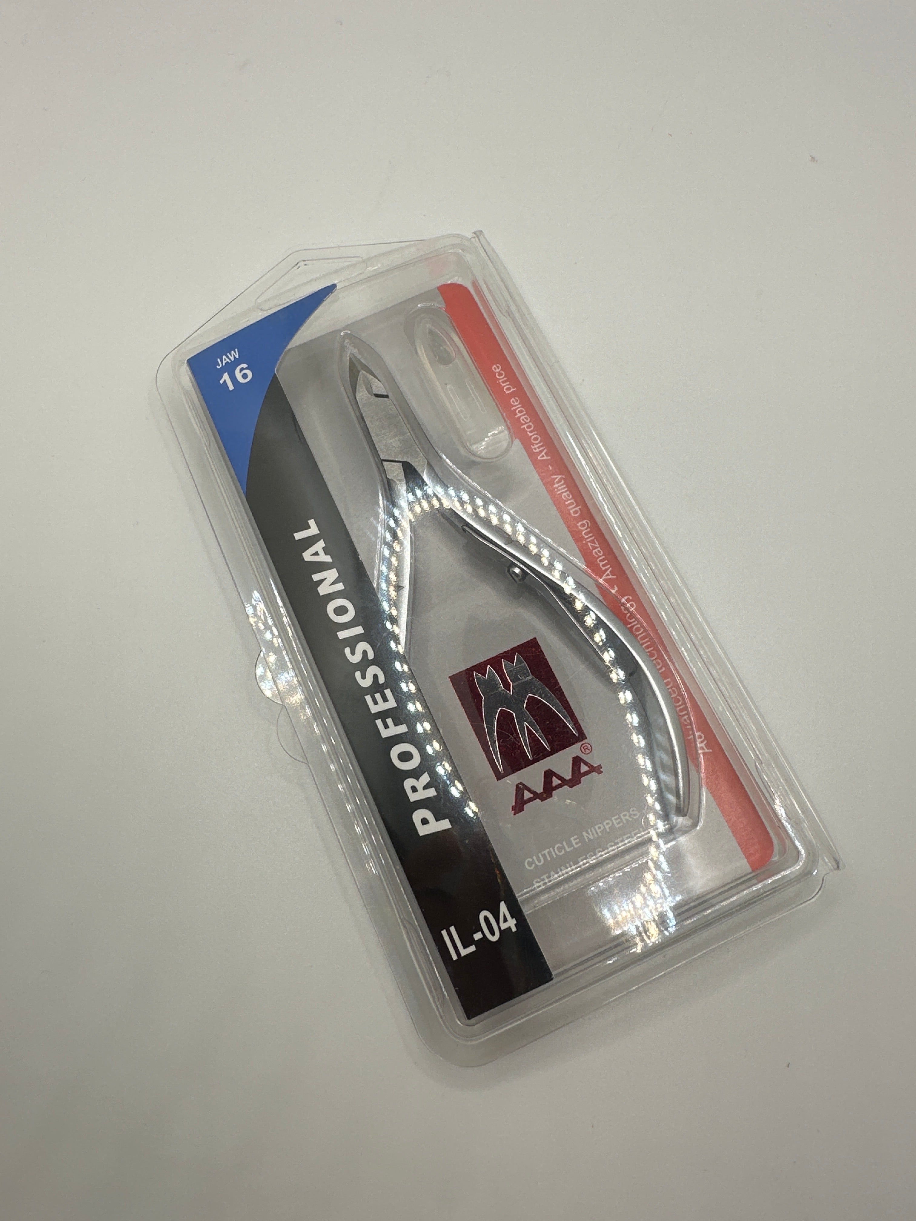 AAA CUTICLE NIPPER S.S IL-04 JAW 16