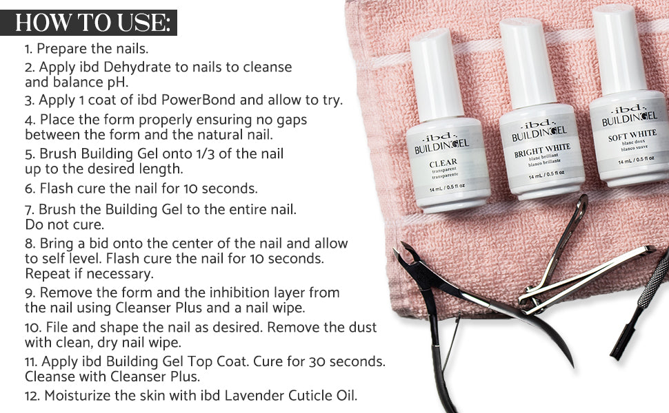 62494 ibd BUILDING GEL - HARD GEL NAIL EXTENSION - COVER PINK 0.5oz - Secret Nail & Beauty Supply