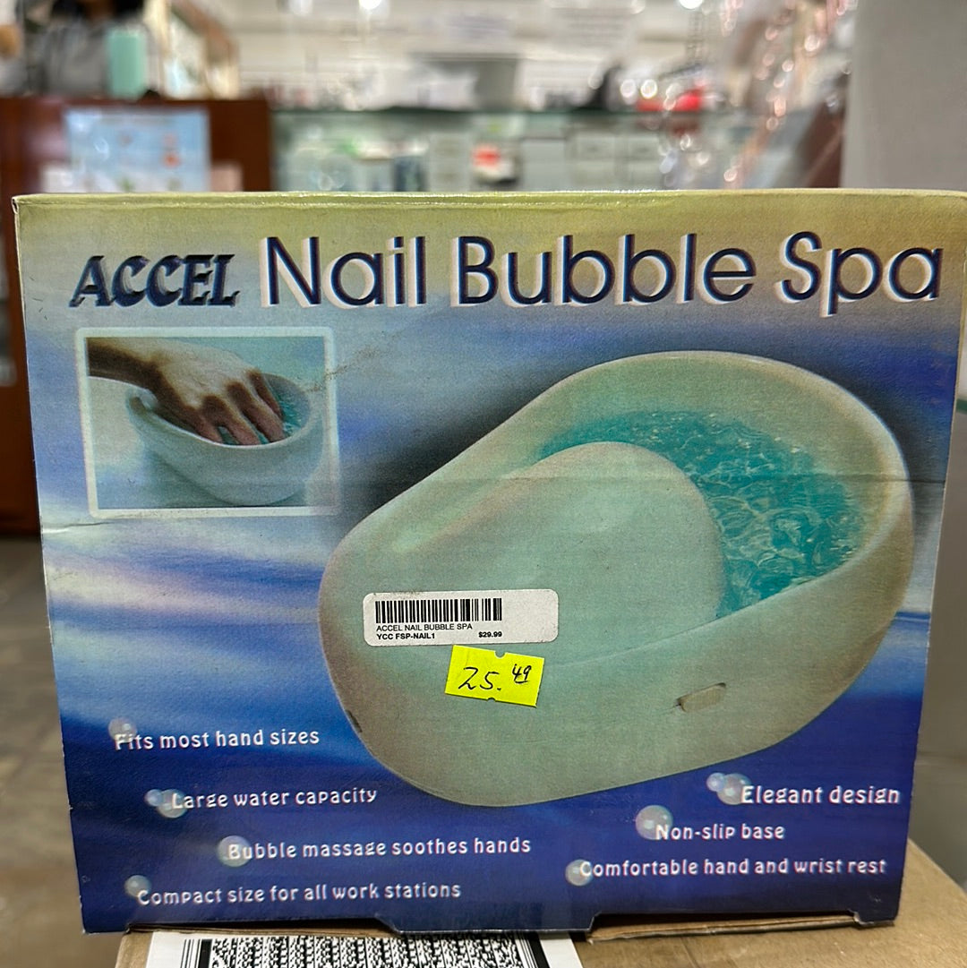 YCC FSP-NAIL1 ACCEL NAIL BUBBLE SPA MANI BOWL-ELECTRIC