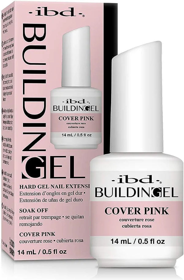 ibd BUILDING GEL - HARD GEL NAIL EXTENSION - COVER PINK 0.5oz