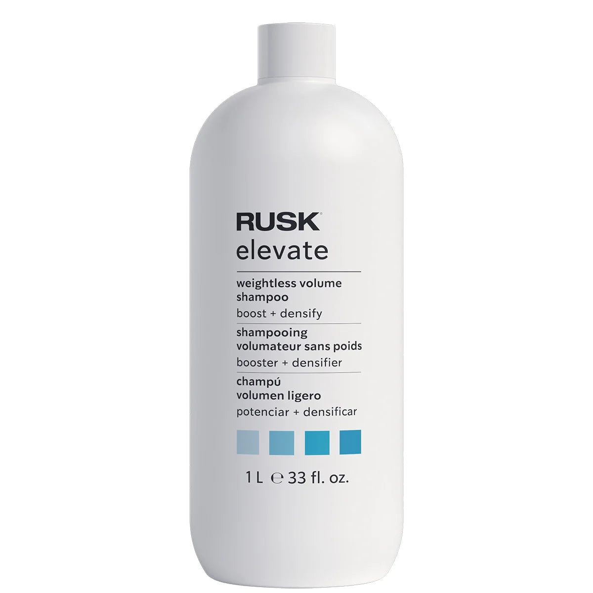 RUSK ELEVATE WEIGHTLESS VOLUME SHAMPOO 33 OZ