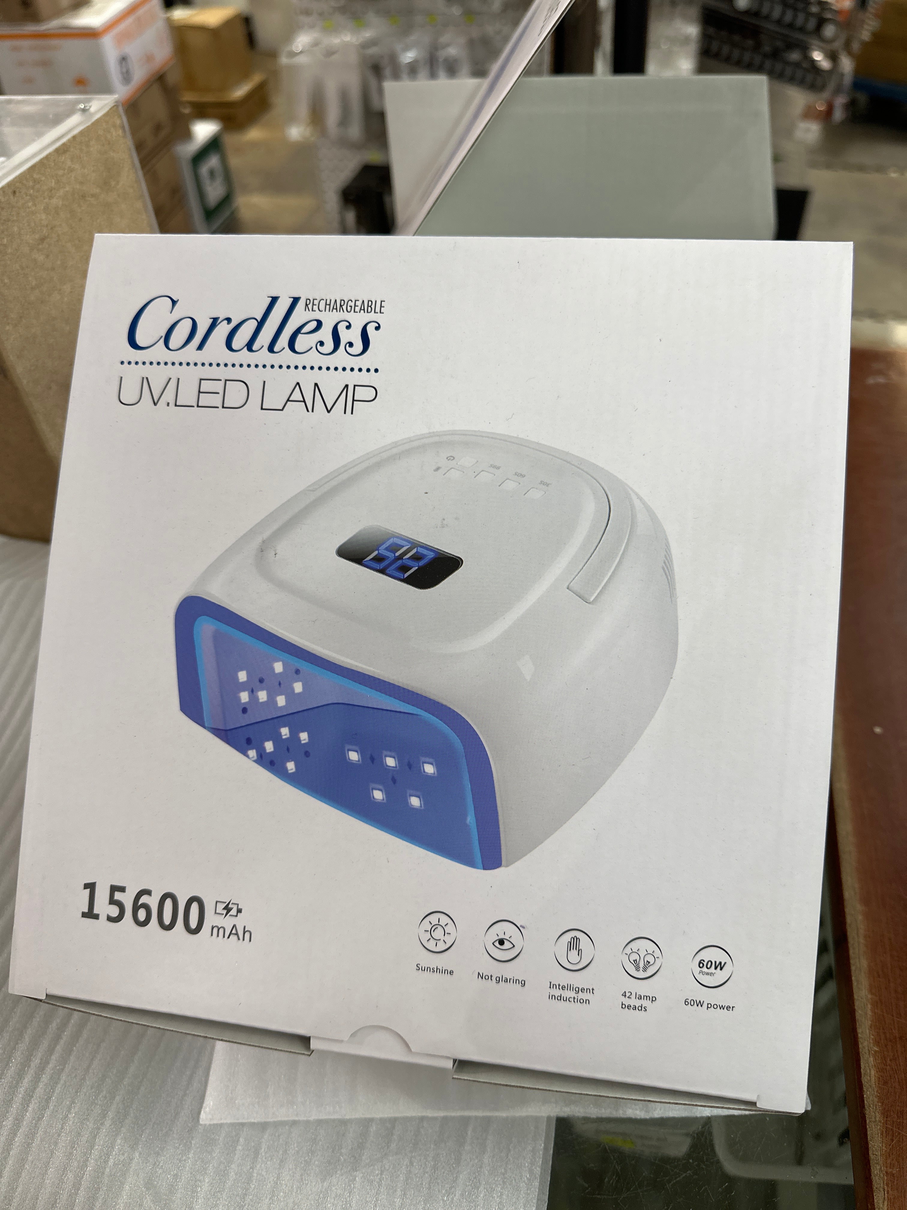 GND UV/LED LAMP 60W-RECHARGEABLE - Secret Nail & Beauty Supply