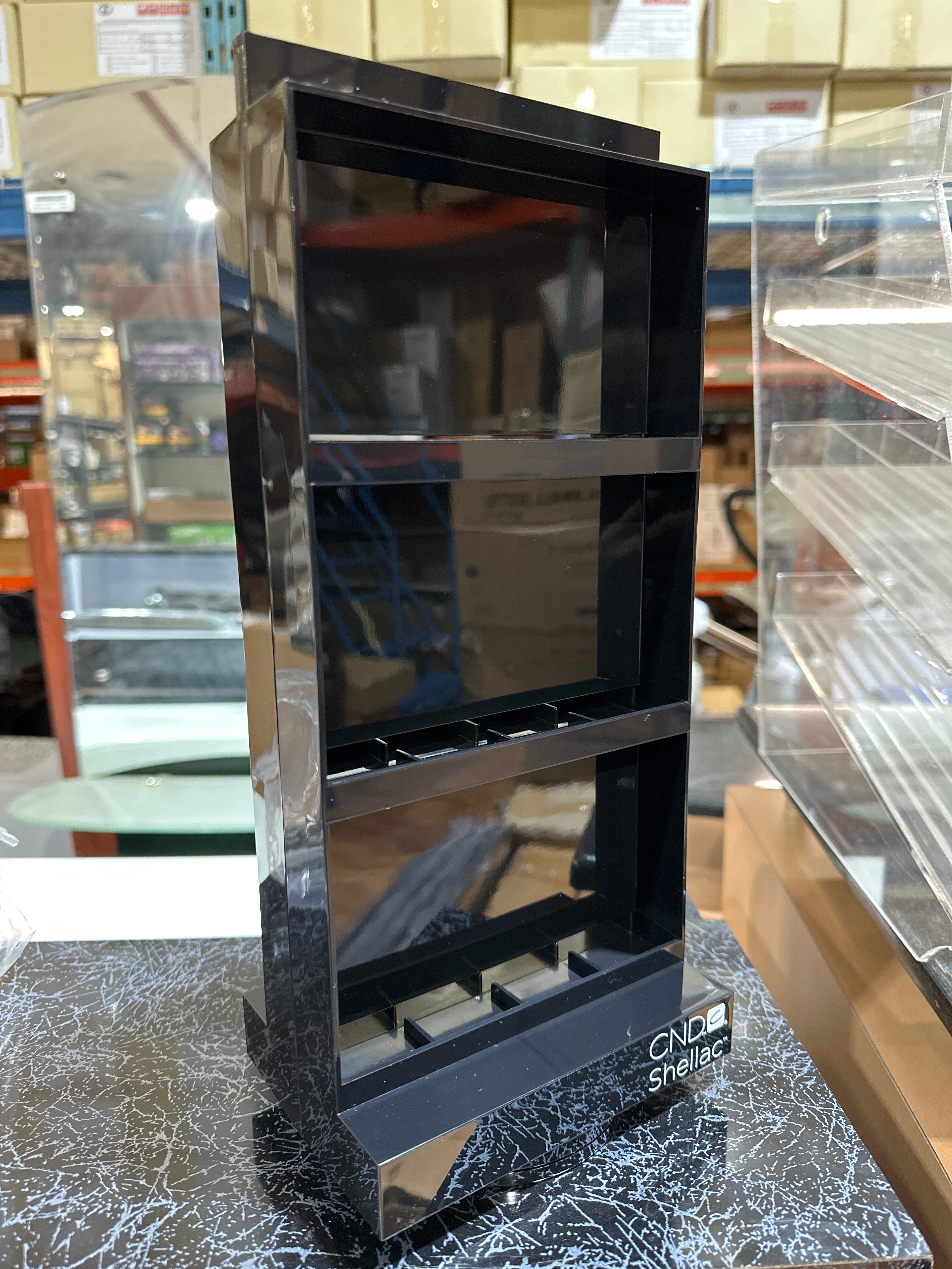 CND SHELLAC SALON SPINNER POLISH RACK DISPLAY - ROTATION 360