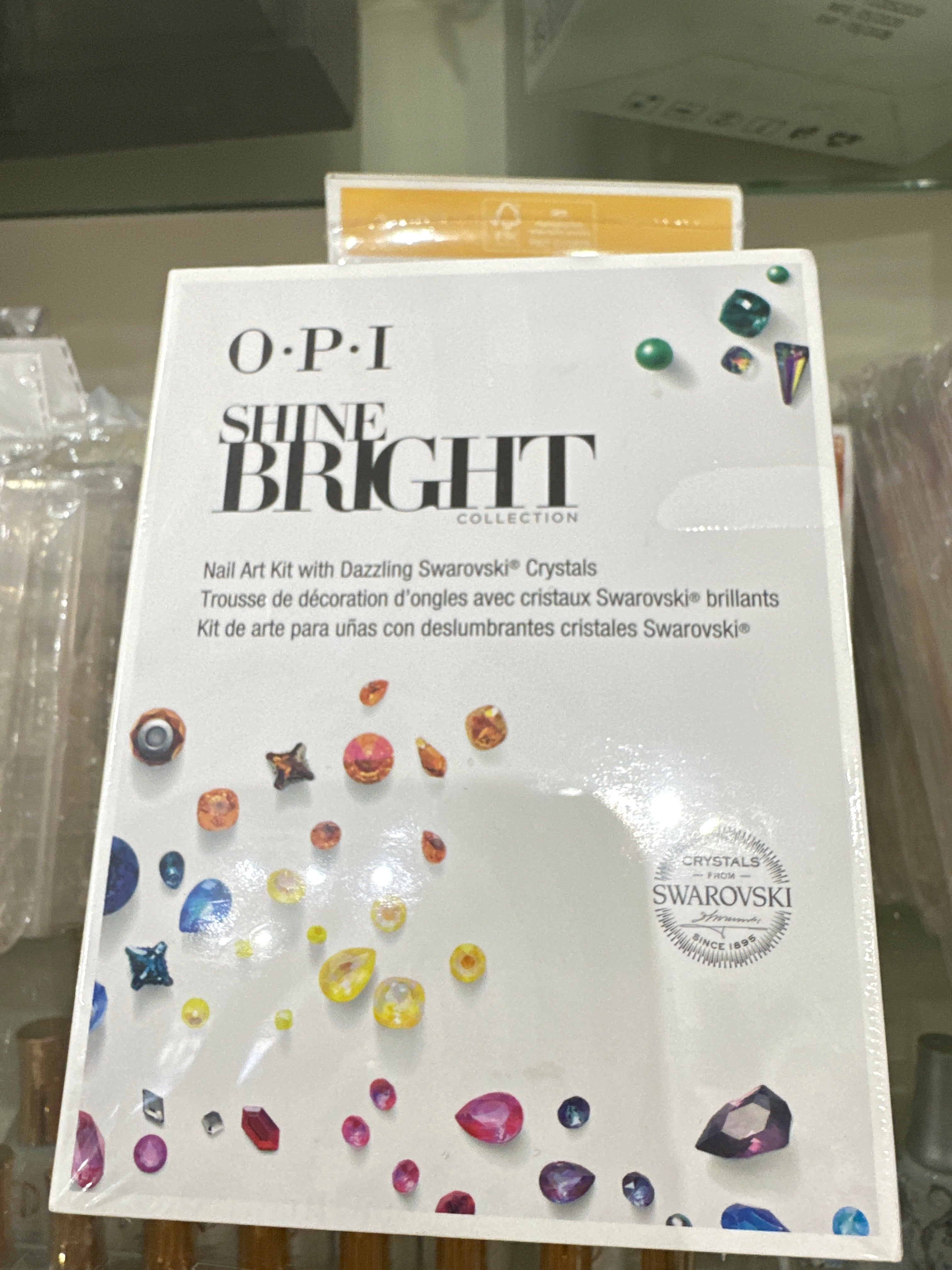 HPM24 OPI SHINE BRIGHT COL NAIL ART KIT DAZZLING SWAROVSKI CRYSTALS - Secret Nail & Beauty Supply