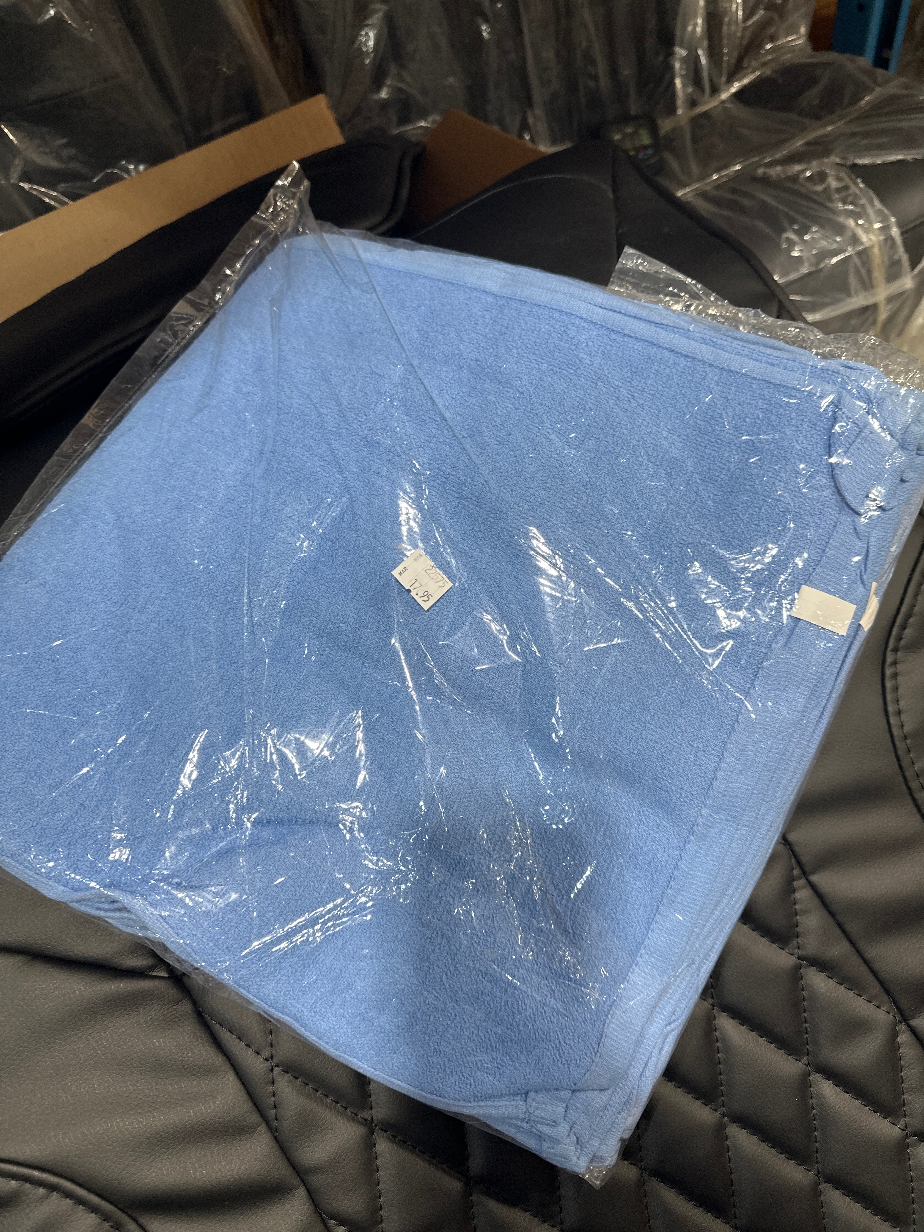 VIET HAND TOWEL LIGHT BLUE 10/pkg