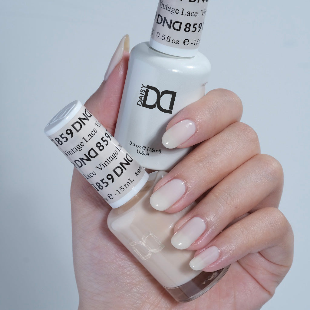 2 GEL COMBO - DND 859 Vintage Lace