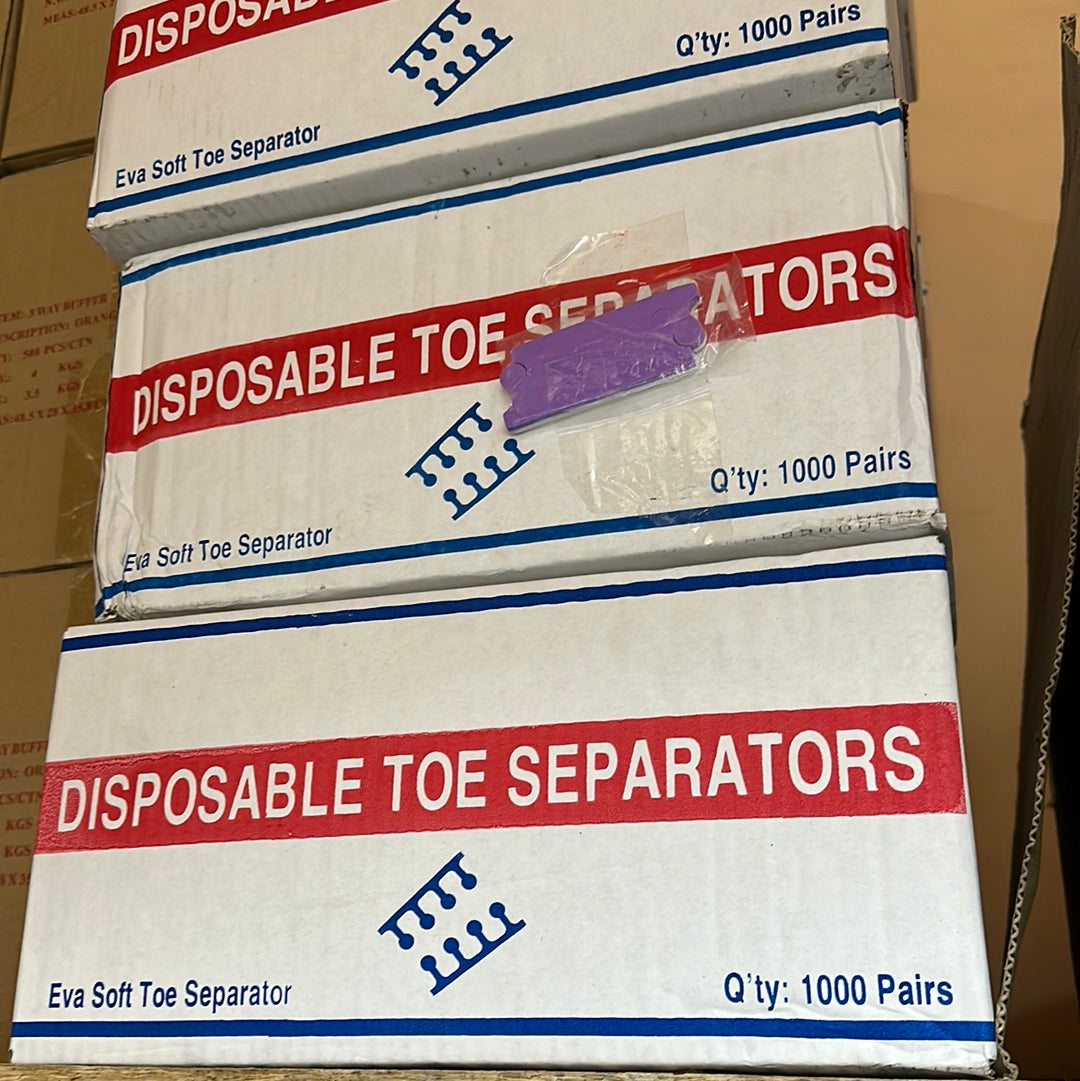 GND TOE SEPARATOR 4 HOLE ( HARD ) 1000 PAIRS /PKG