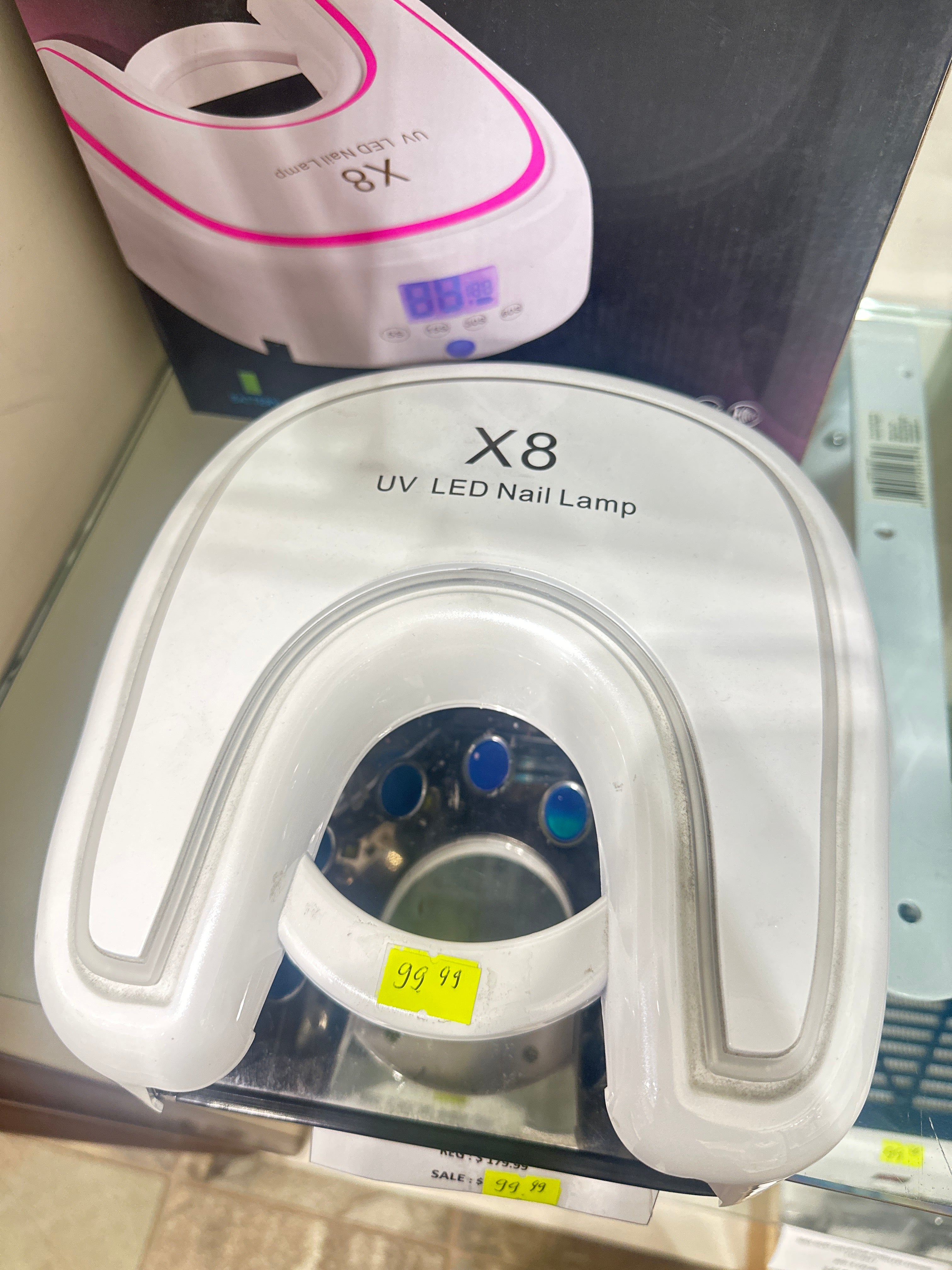 X8 UV/LED NAIL LAMP 48W - RECHARGEABLE