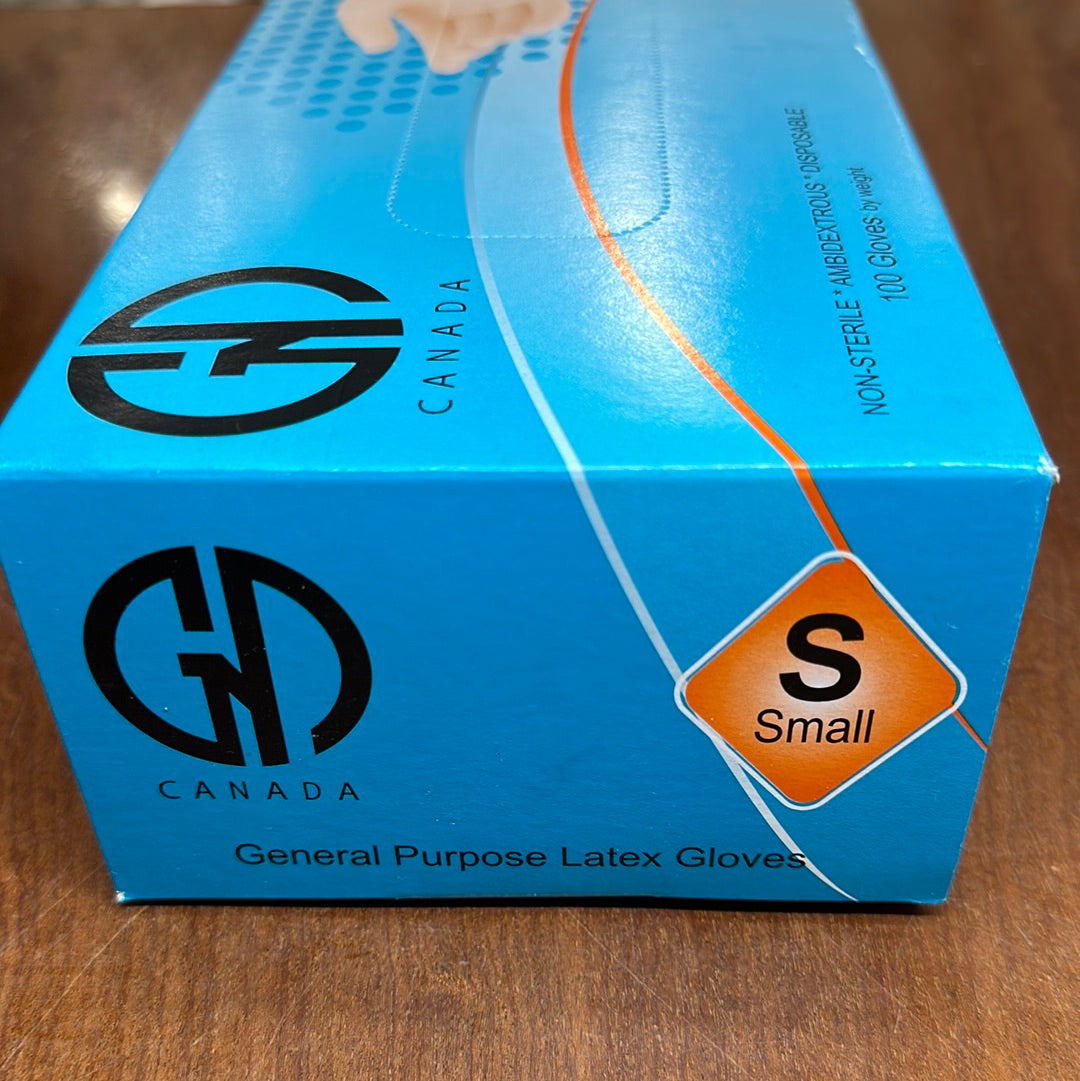 GND LATEX GLOVES POWDER FREE - SMALL