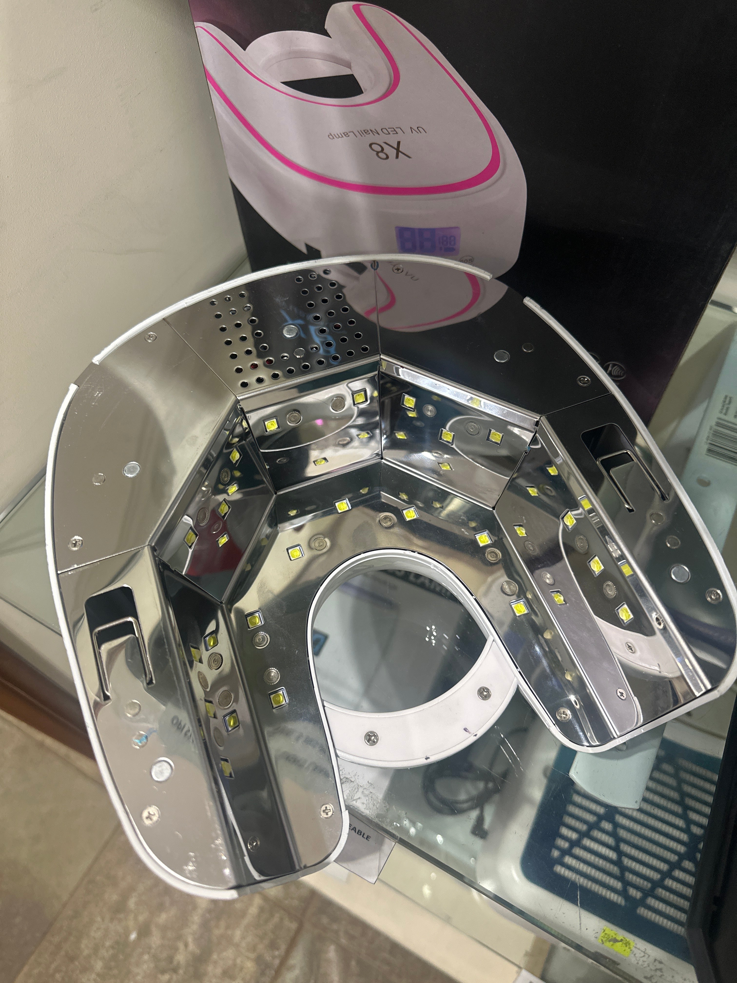 X8 UV/LED NAIL LAMP 48W - RECHARGEABLE