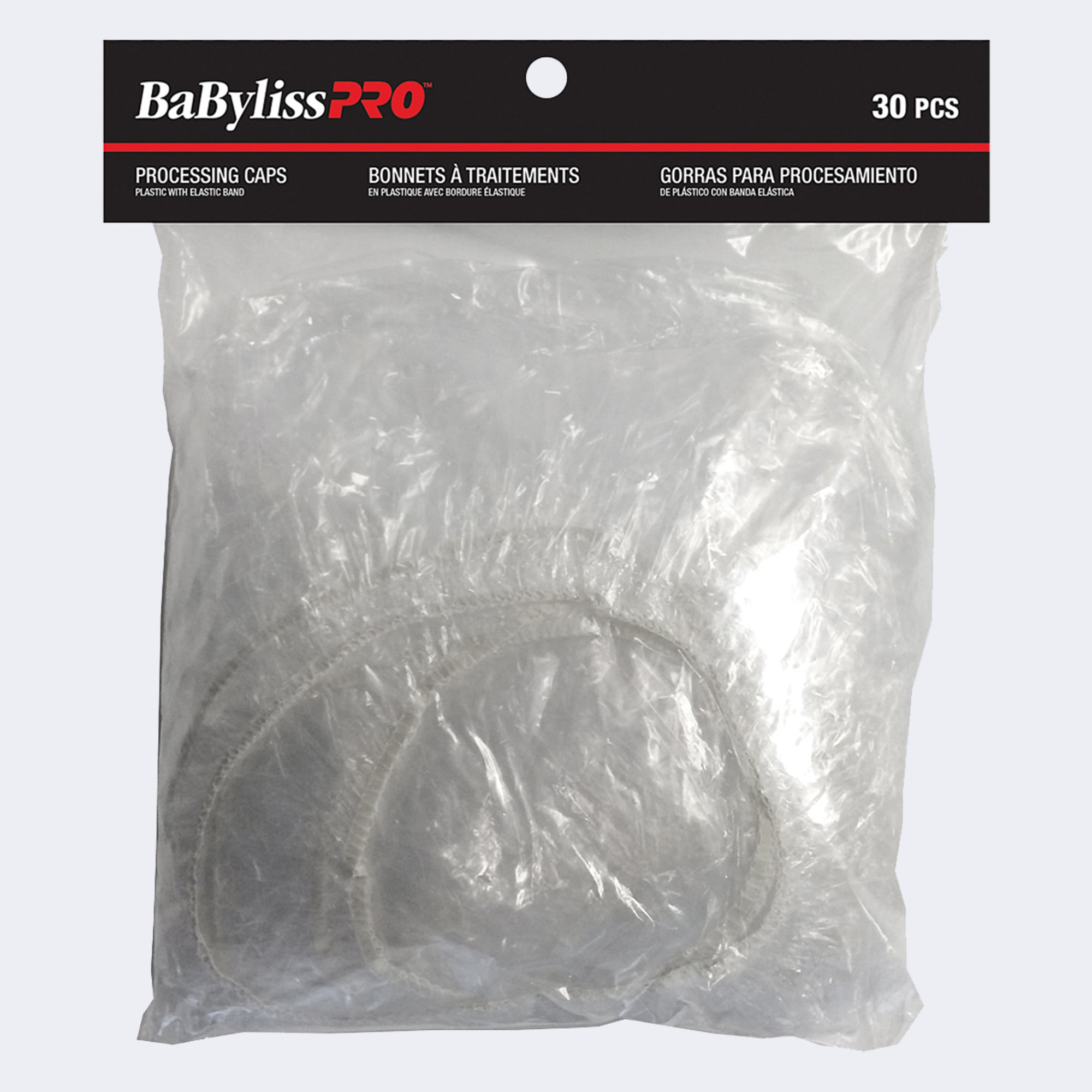 BES62UCC BABYLISS PROCESSING CAPS with elastic band - 30/PKG