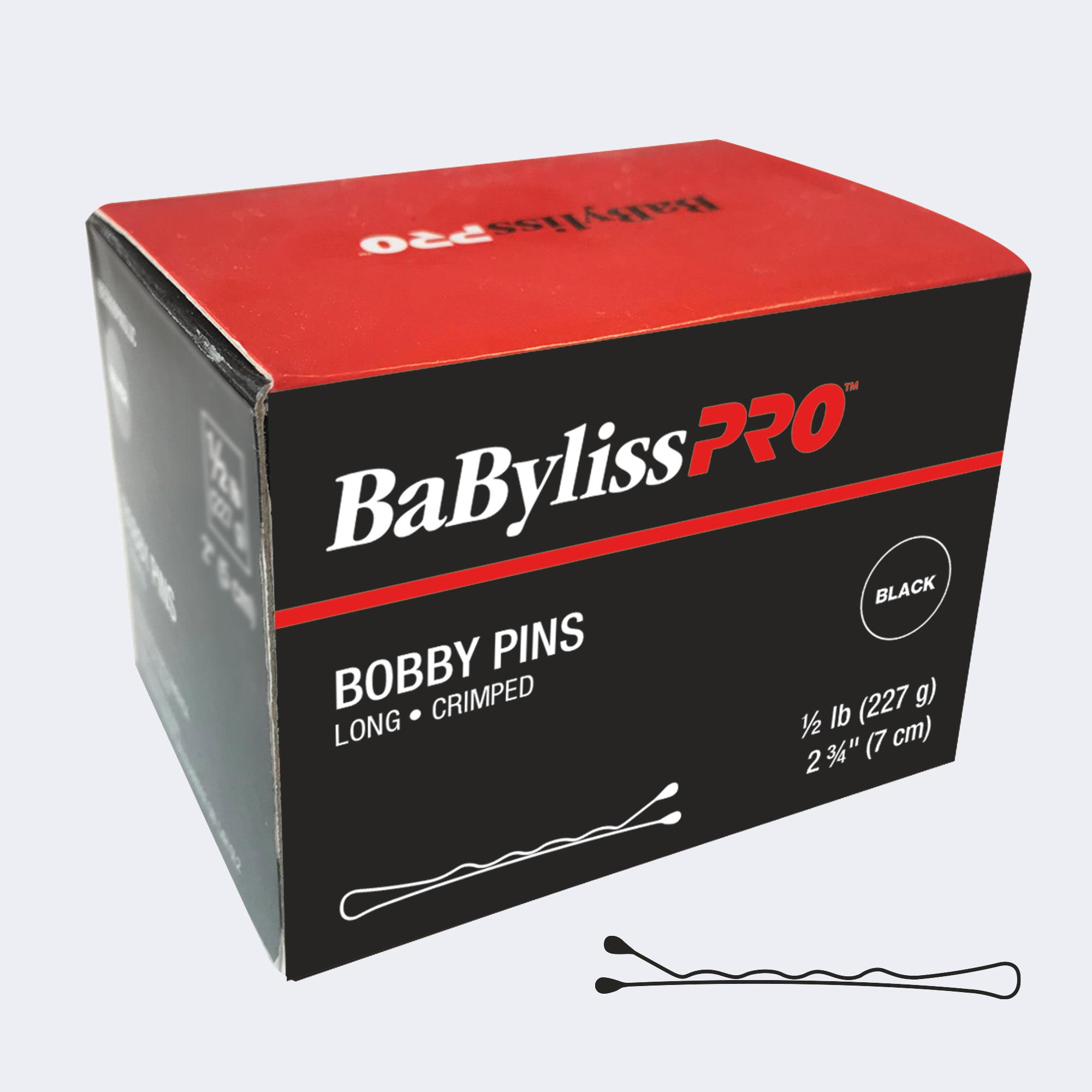 BESBPLONGBKUCC BOBBY PINS LONG 1/2 LB - BLACK - Secret Nail & Beauty Supply