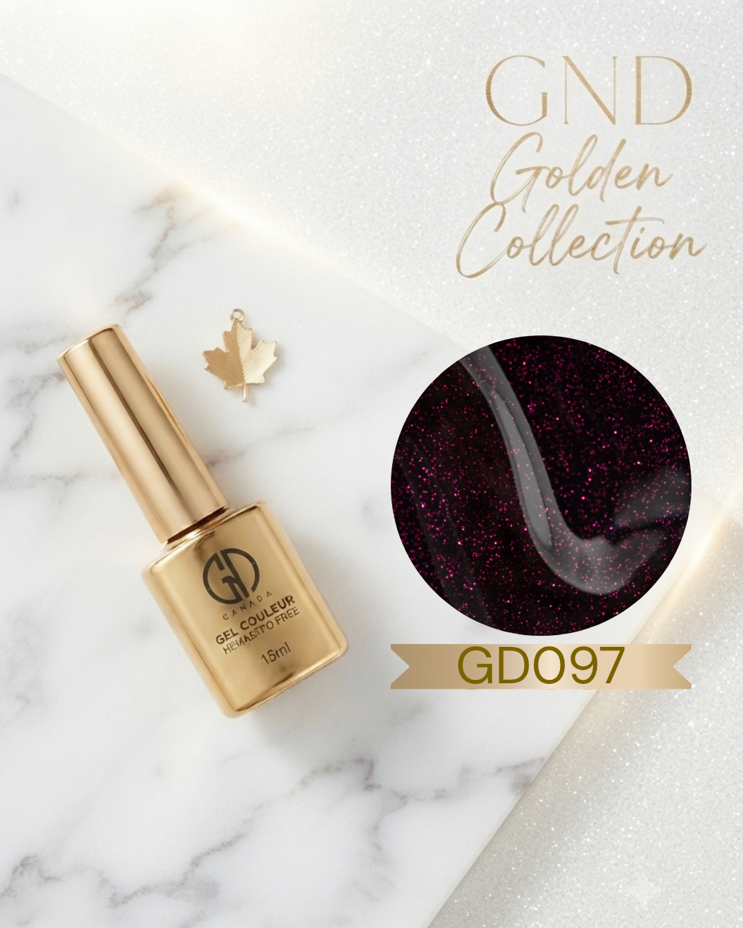 GND GOLDEN GEL COULEUR - GD097 - Secret Nail & Beauty Supply