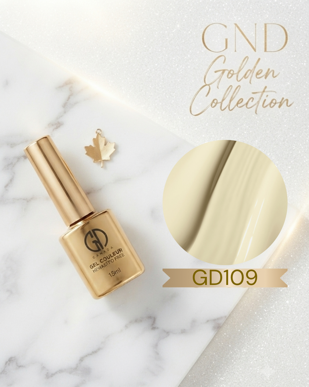 GND GOLDEN GEL COULEUR - GD109 - Secret Nail & Beauty Supply